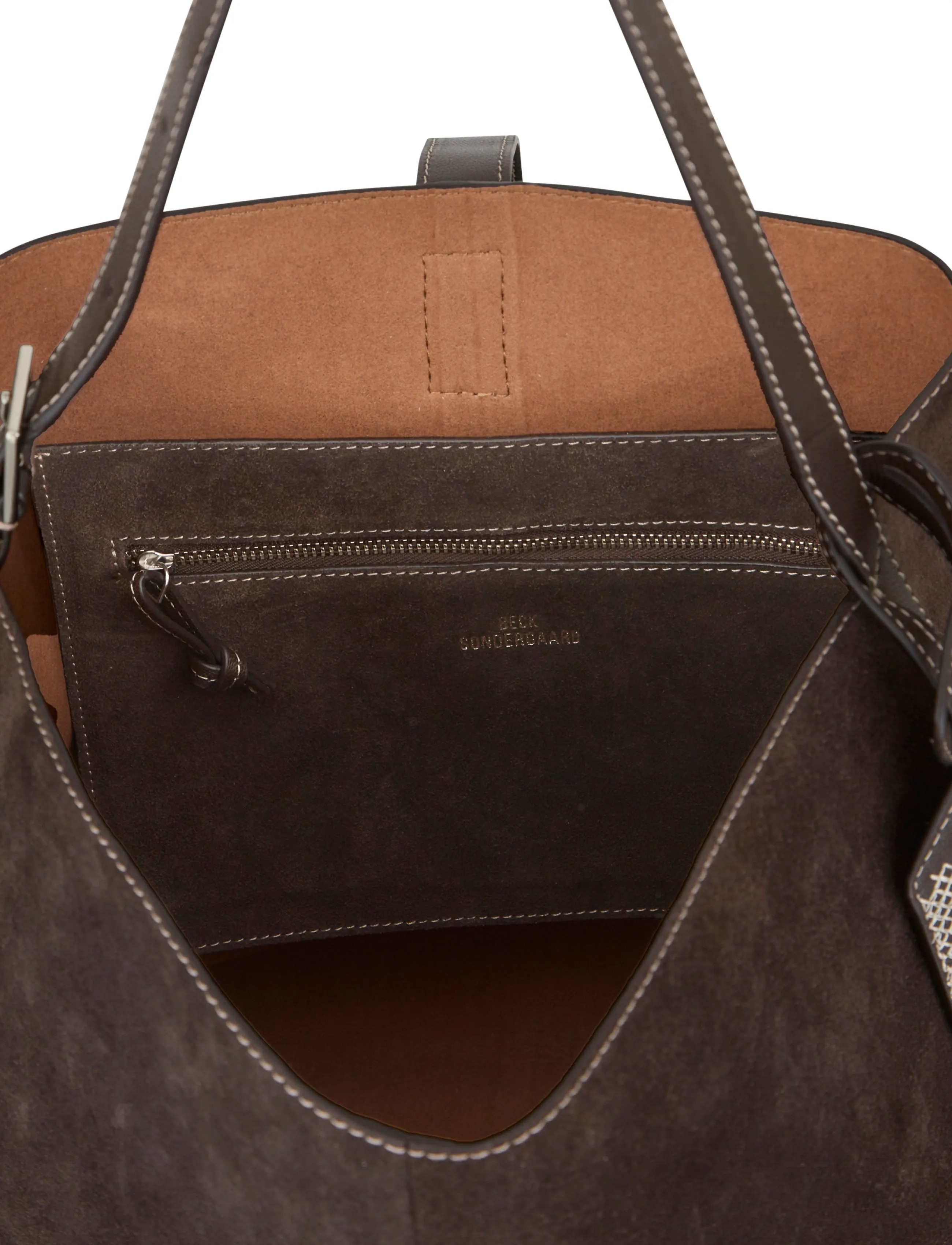 Becksöndergaard - Suede Leah Bag - chocolate torte - 3