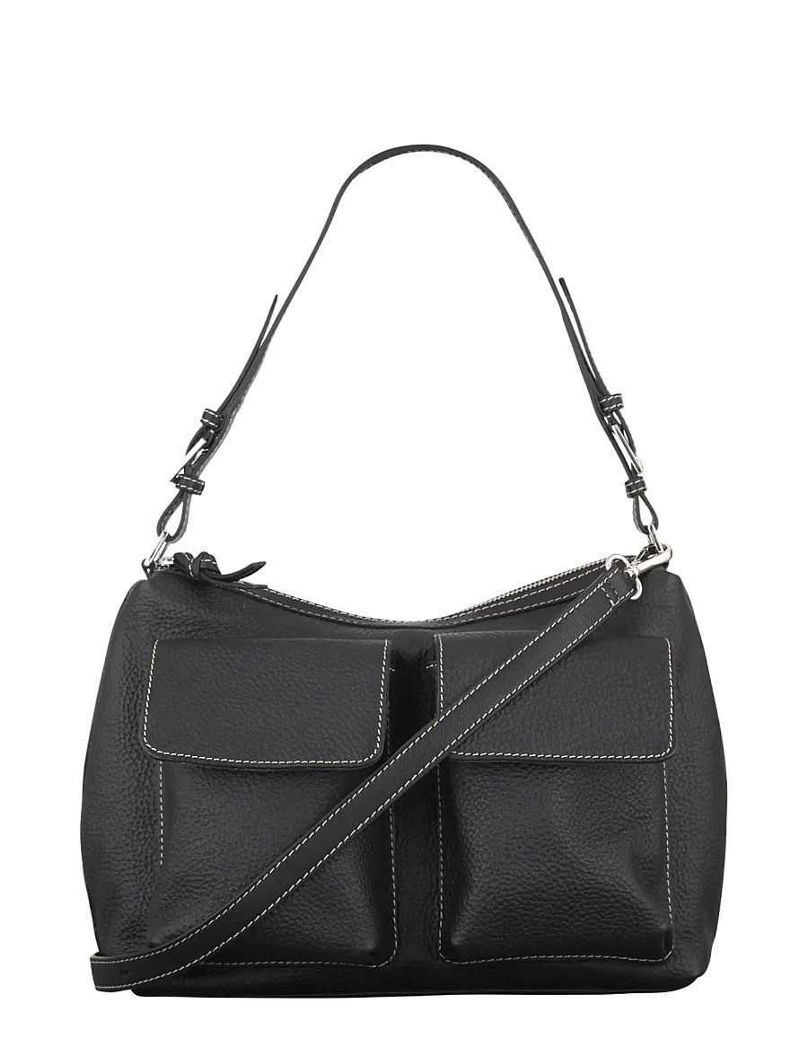 Becksöndergaard - Grain Ginni Medi Pocket Bag - umhängetaschen - black - 0