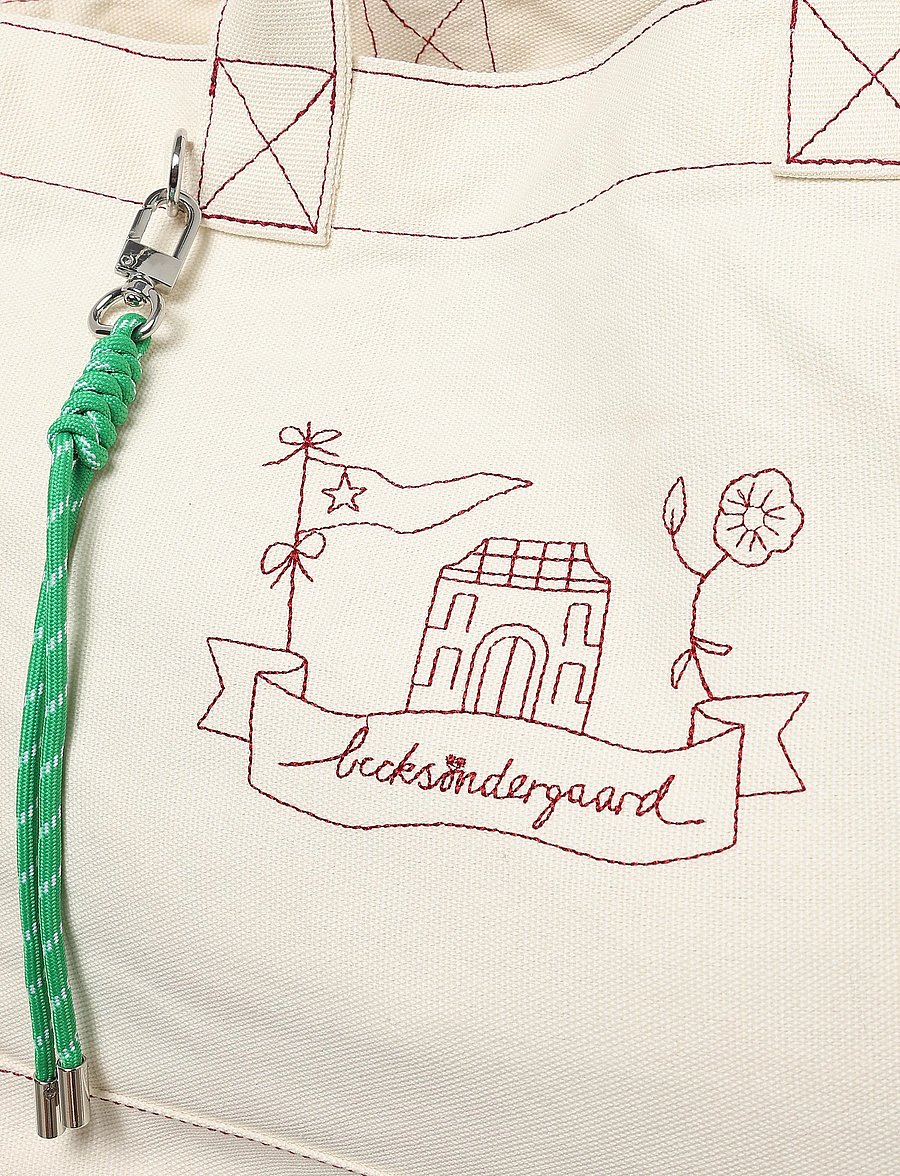 Becksöndergaard - Embro Canvas Cecilia Bag - shoppere - birch white - 2