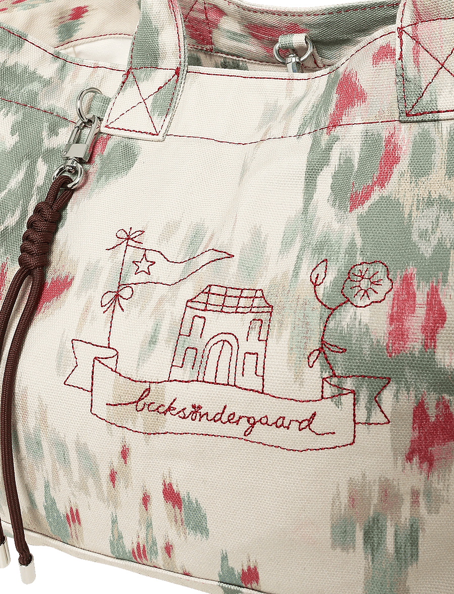 Becksöndergaard - Tapelia Canvas Cecilia Bag - shoppers - summer sand - 2
