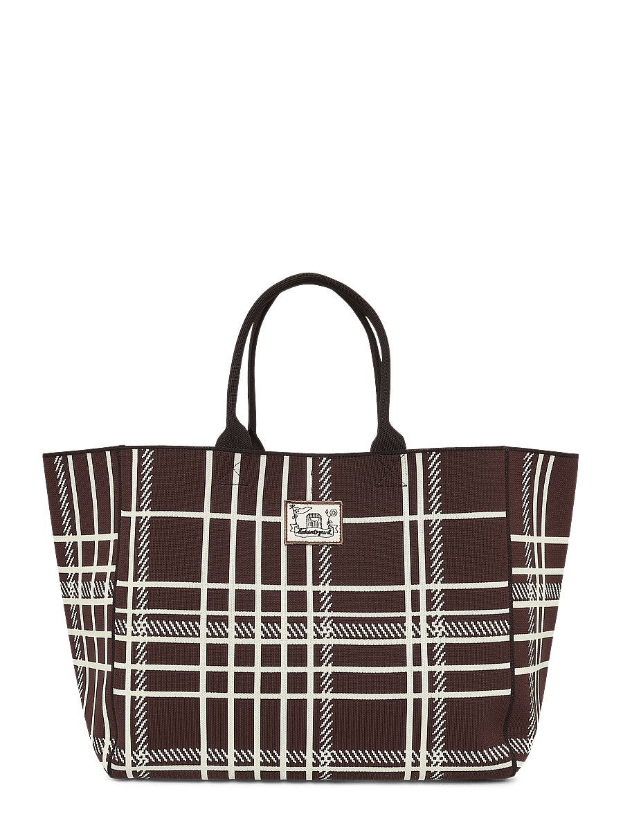 Becksöndergaard - Tapelyria Canvas Cecilia Bag - shoppere - chocolate brown - 1