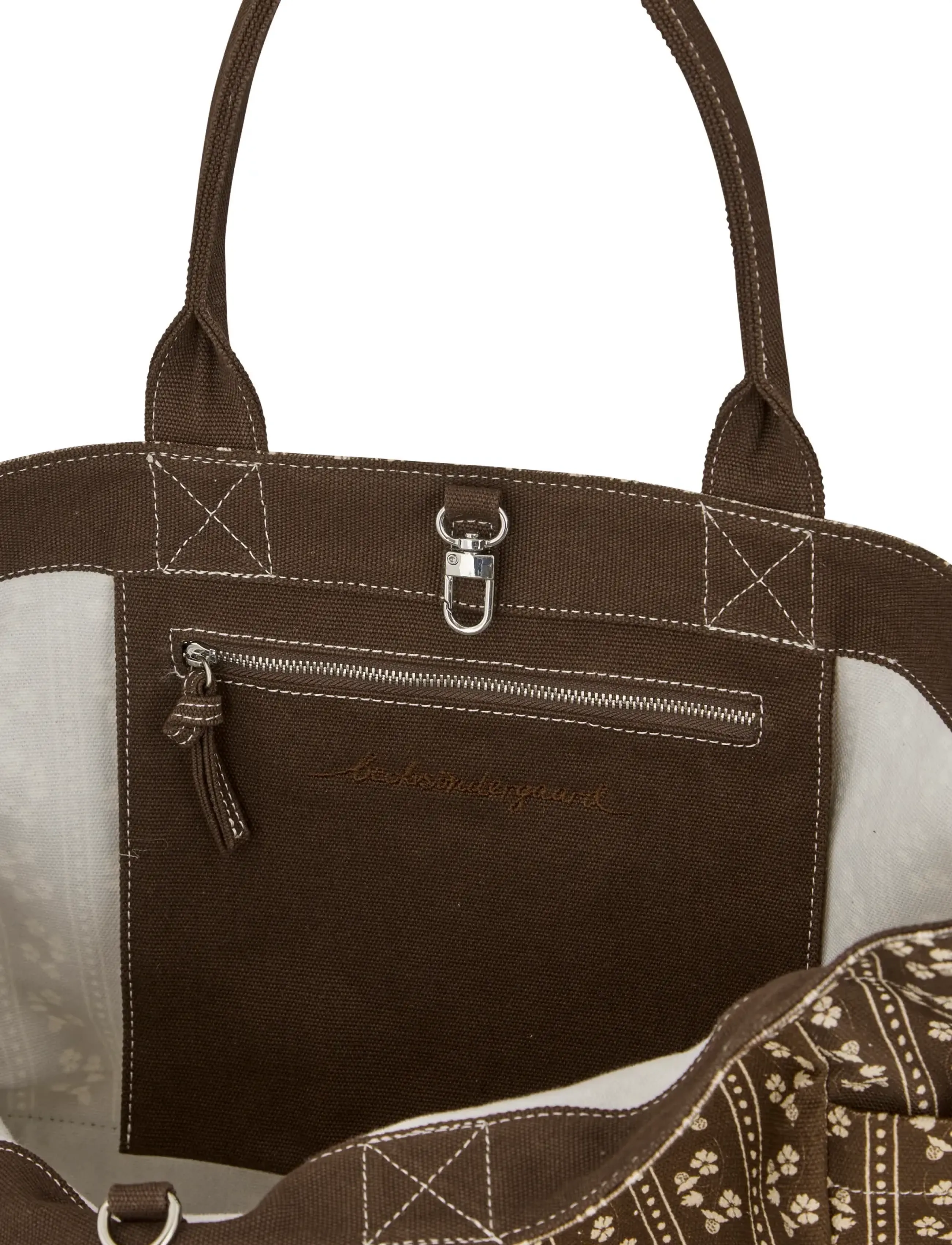 Becksöndergaard - Tapelyria Canvas Cecilia Bag - ostukotid - chocolate brown - 2