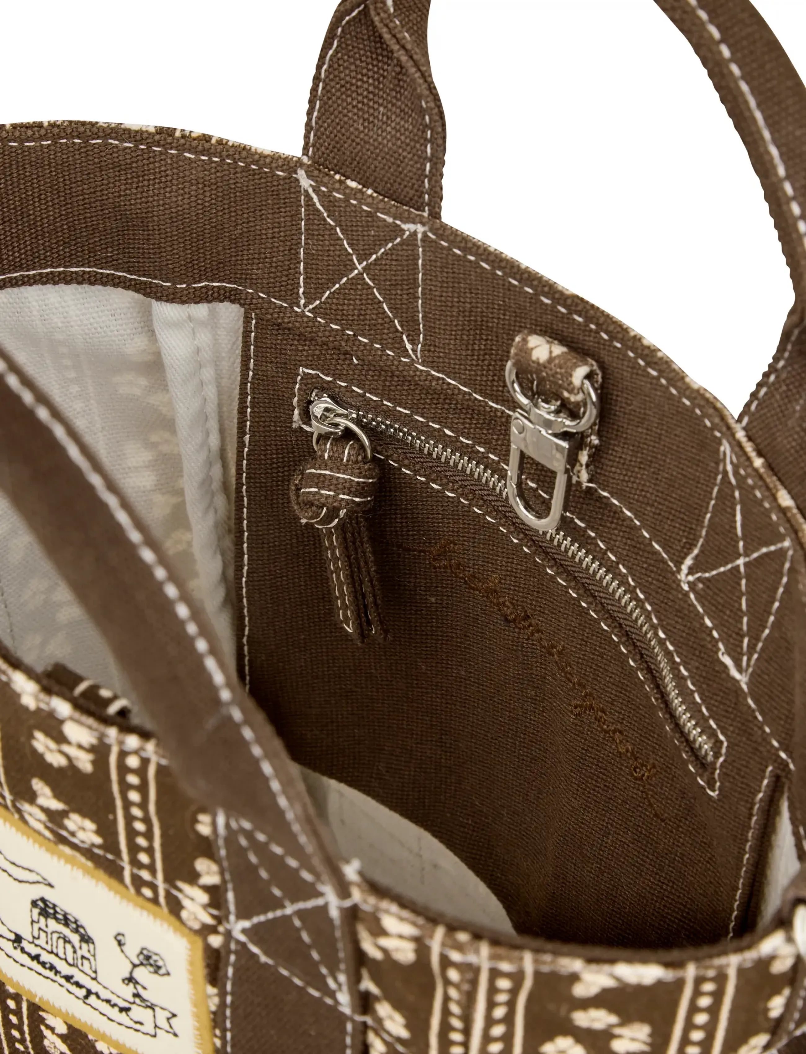 Becksöndergaard - Tapelyria Canvas Gene Bag - fashion trends - chocolate brown - 1