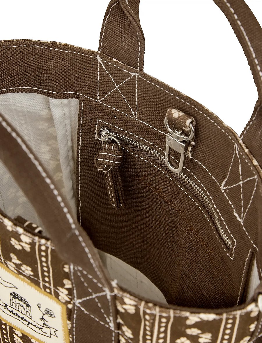 Becksöndergaard - Tapelyria Canvas Gene Bag - fashion trends - chocolate brown - 1