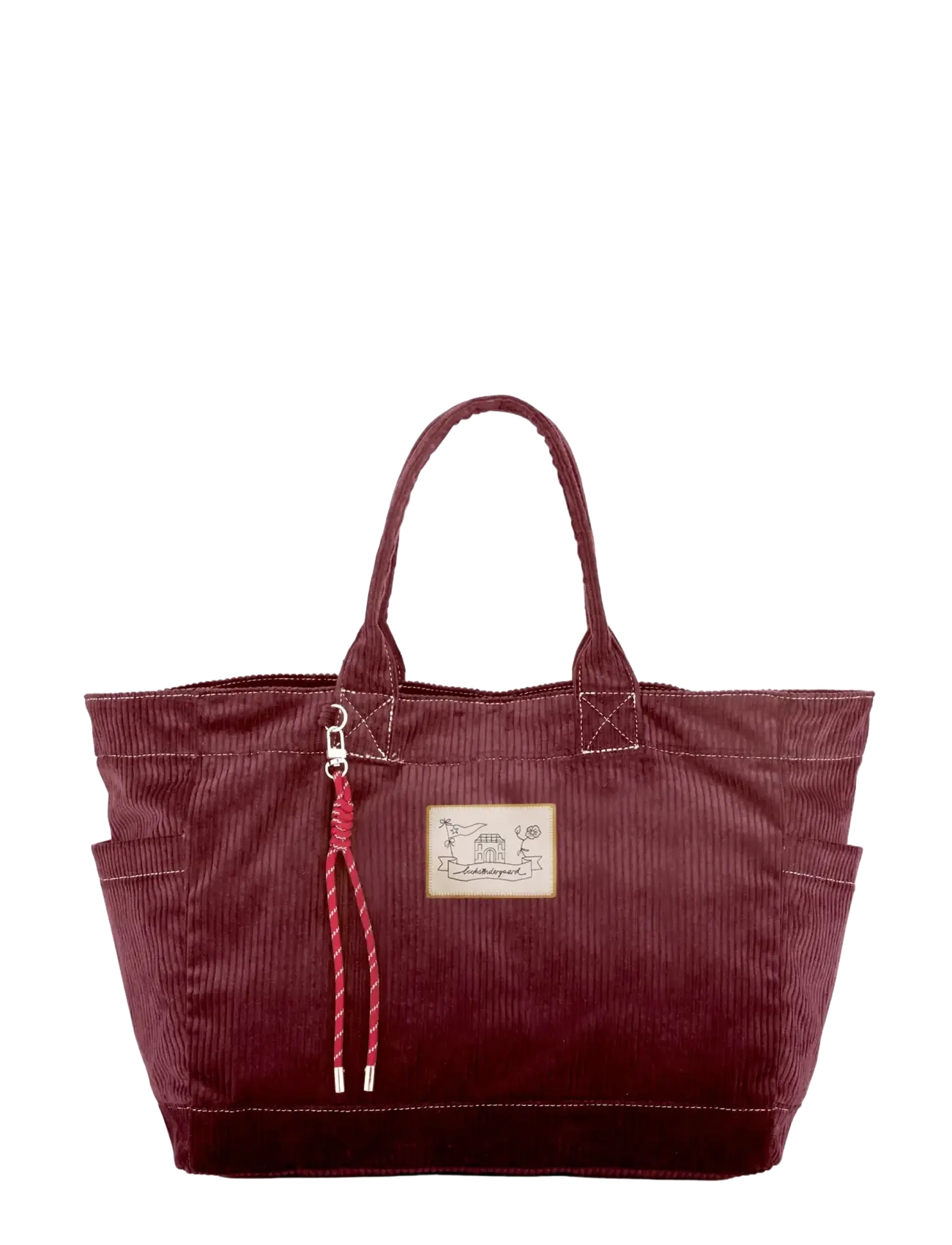 Becksöndergaard Corduroy Cecilia Bag - Bags - MAROON BROWN / burgundy