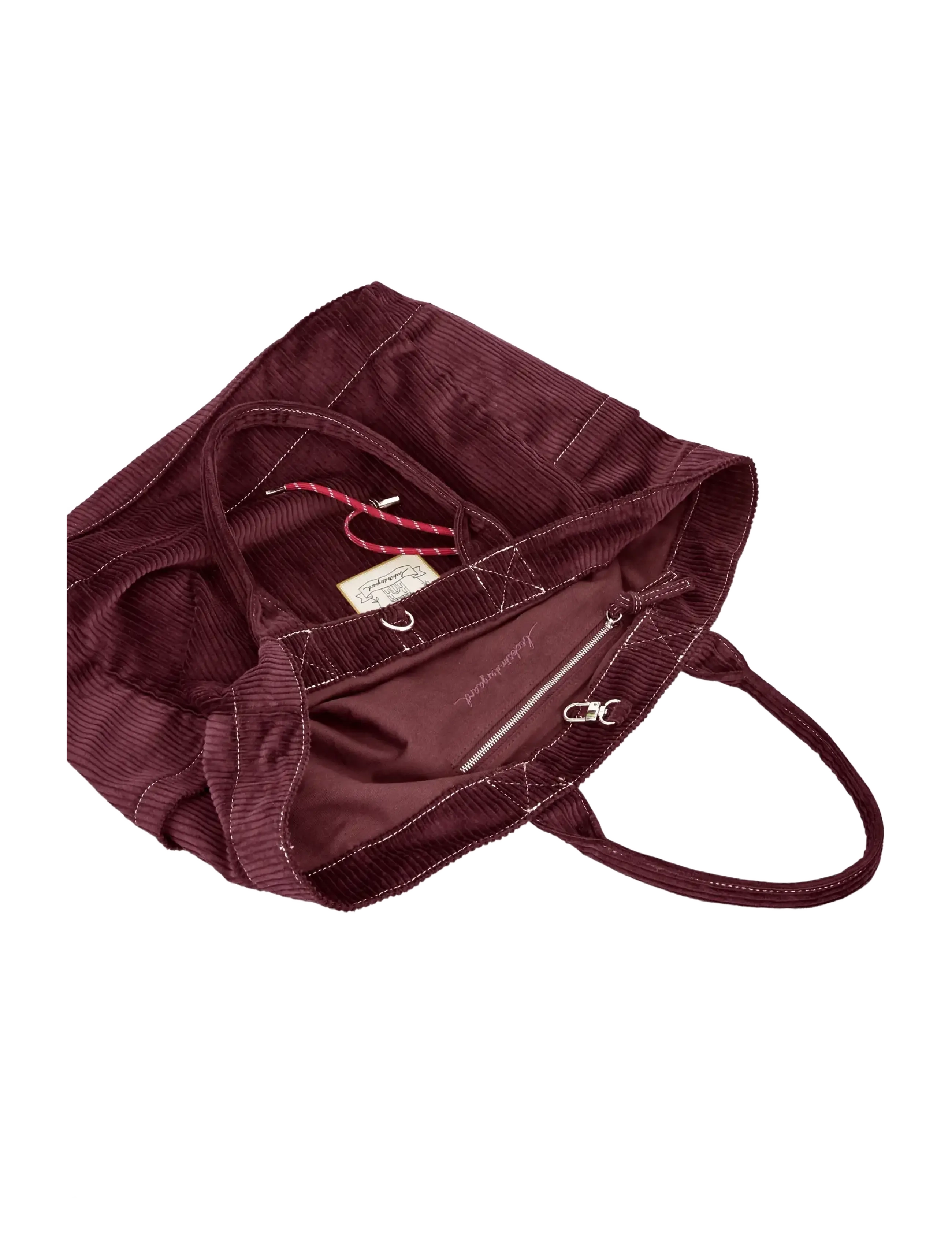 Becksöndergaard - Corduroy Cecilia Bag - fashion trends - maroon brown - 1