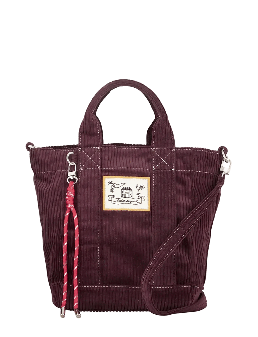 Becksöndergaard - Corduroy Gene Bag - fashion trends - maroon brown - 0
