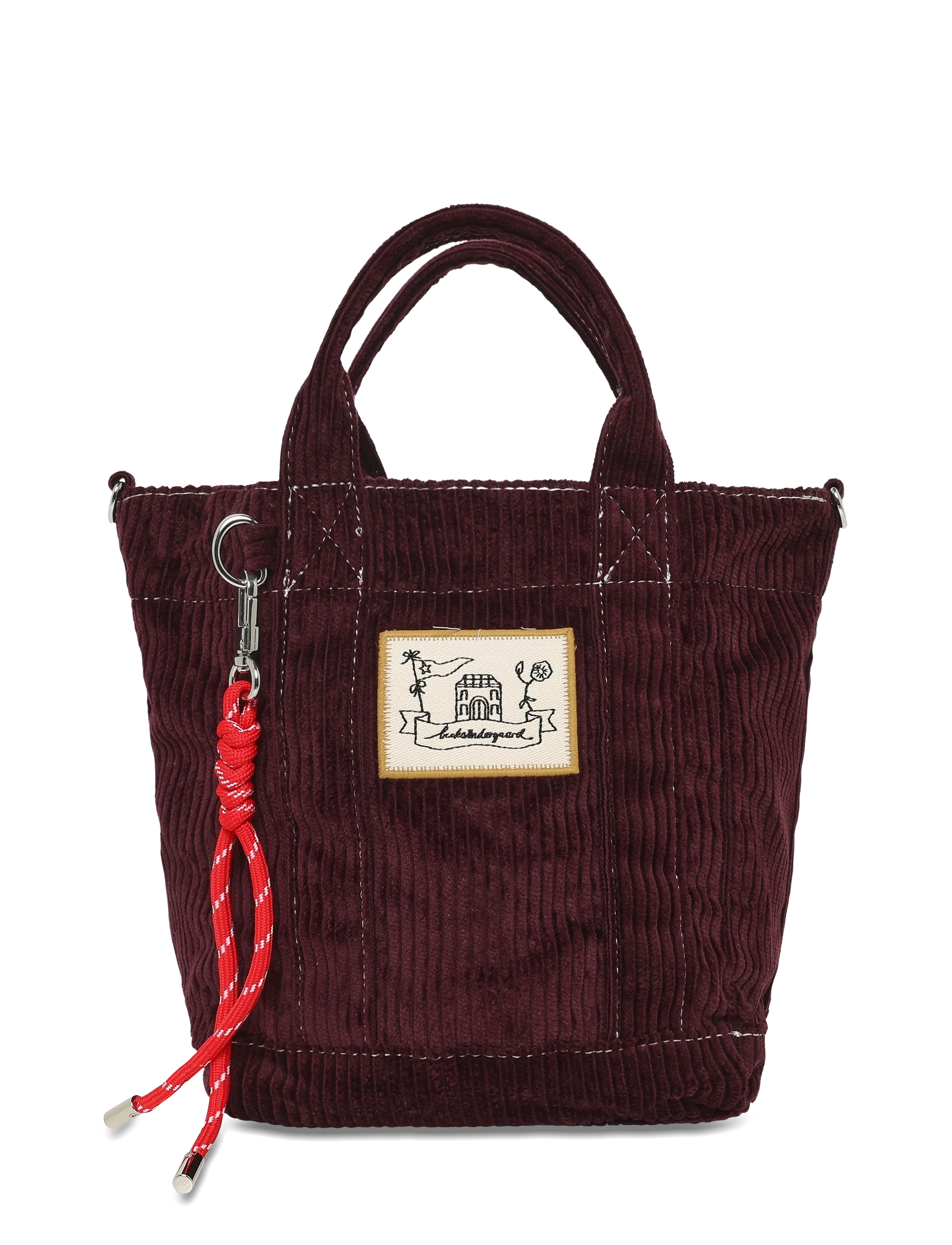 Becksöndergaard Corduroy Gene Bag - BECKSÖNDERGAARD - MAROON BROWN / burgundy