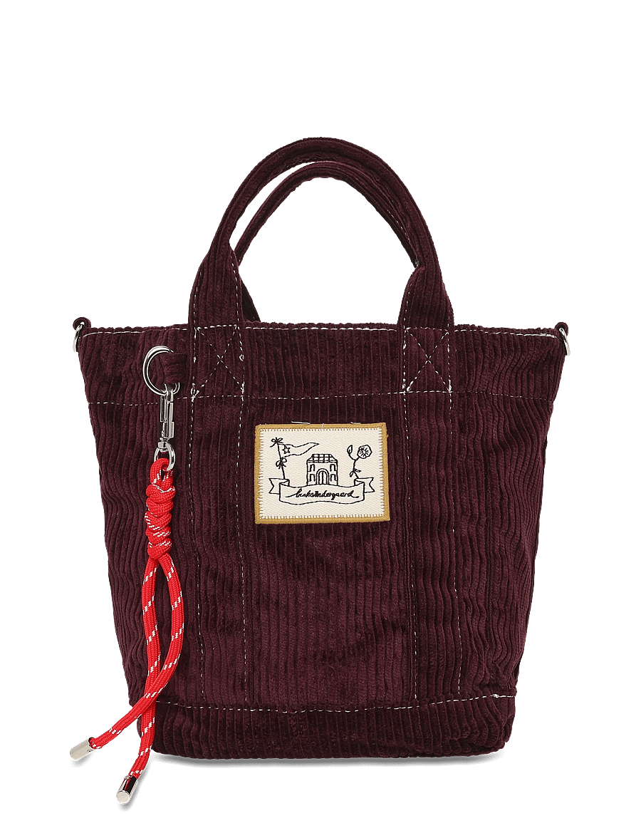 Becksöndergaard - Corduroy Gene Bag - mode trends - maroon brown - 0