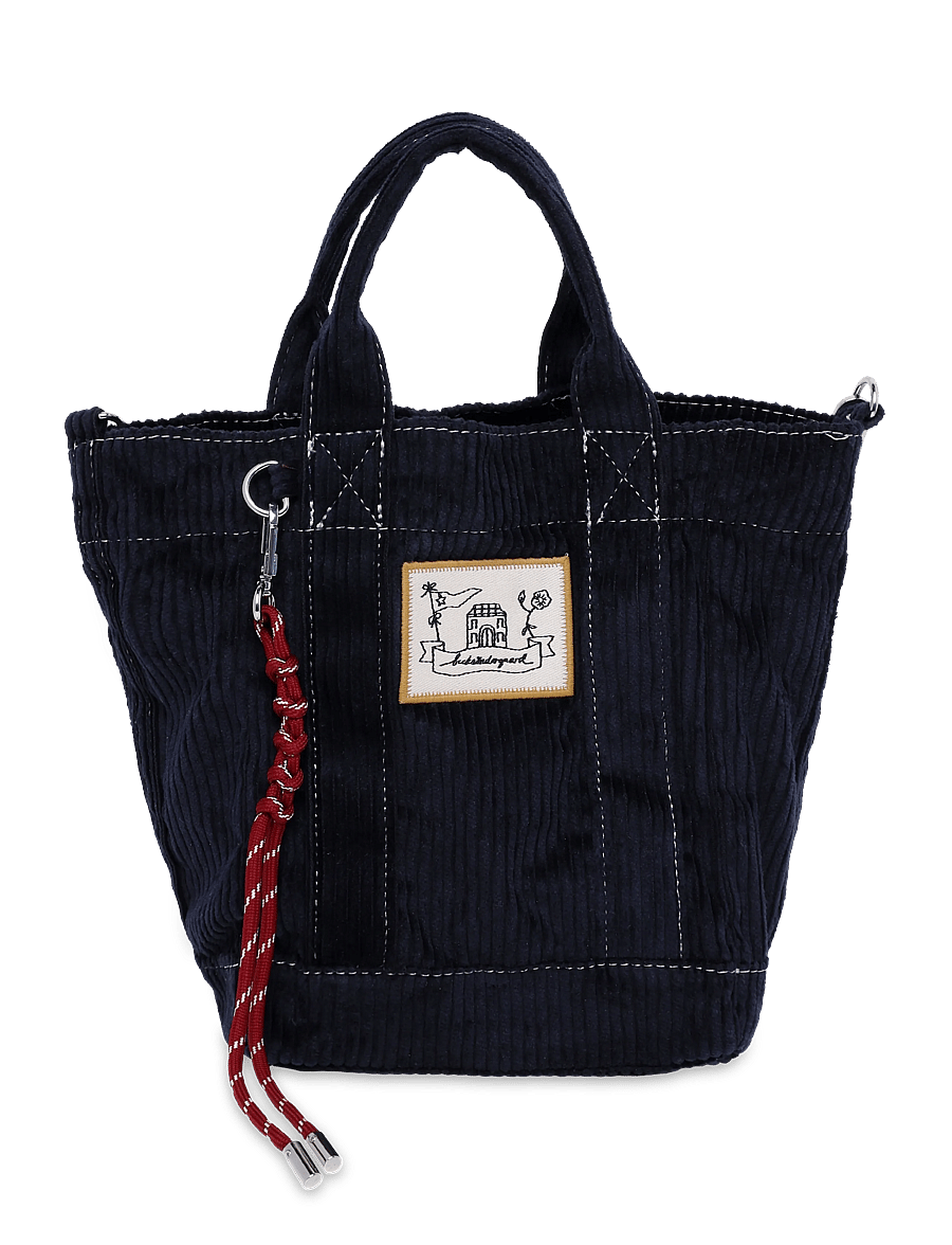 Becksöndergaard - Corduroy Gene Bag - fashion trends - navy blue - 0