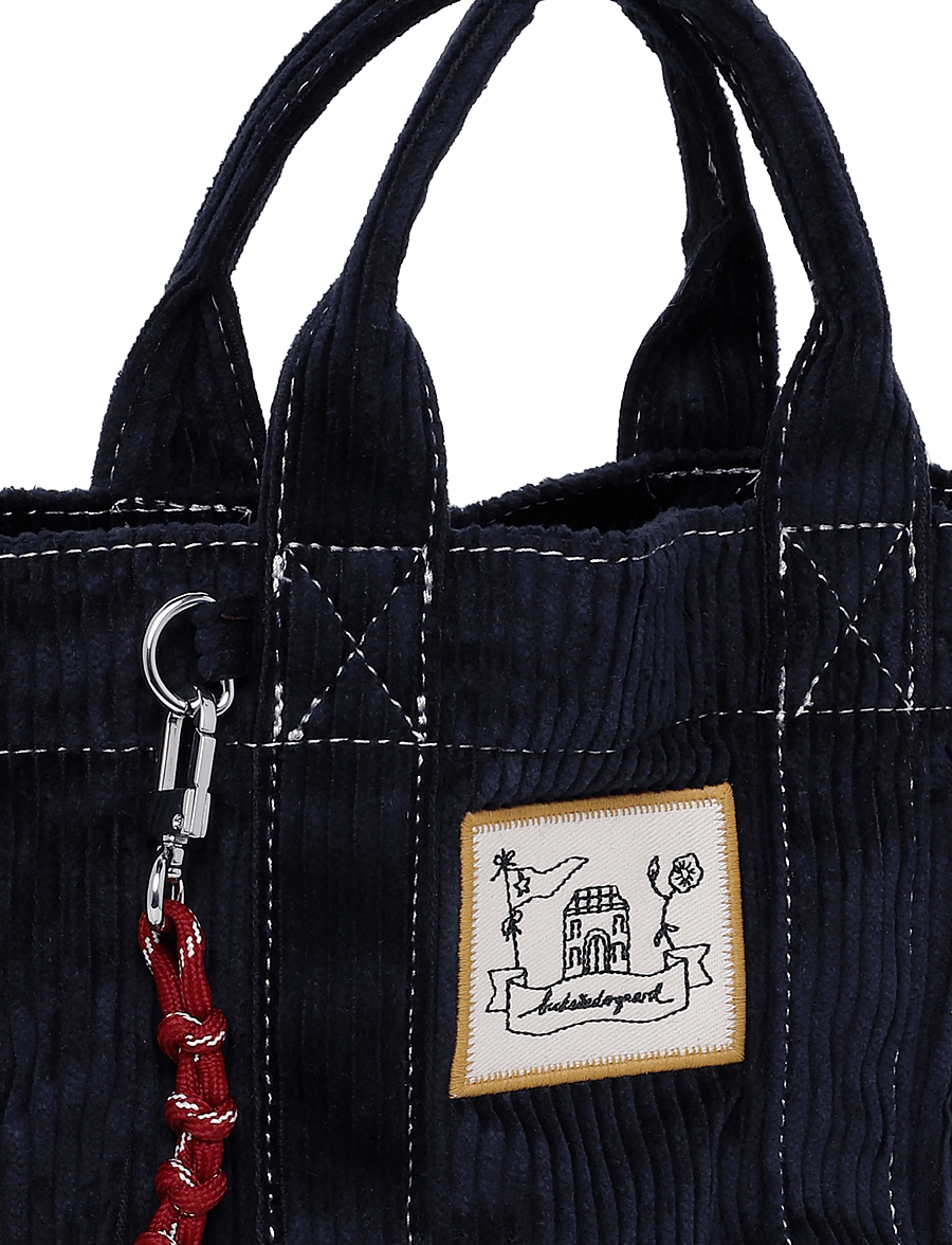 Becksöndergaard - Corduroy Gene Bag - fashion trends - navy blue - 2
