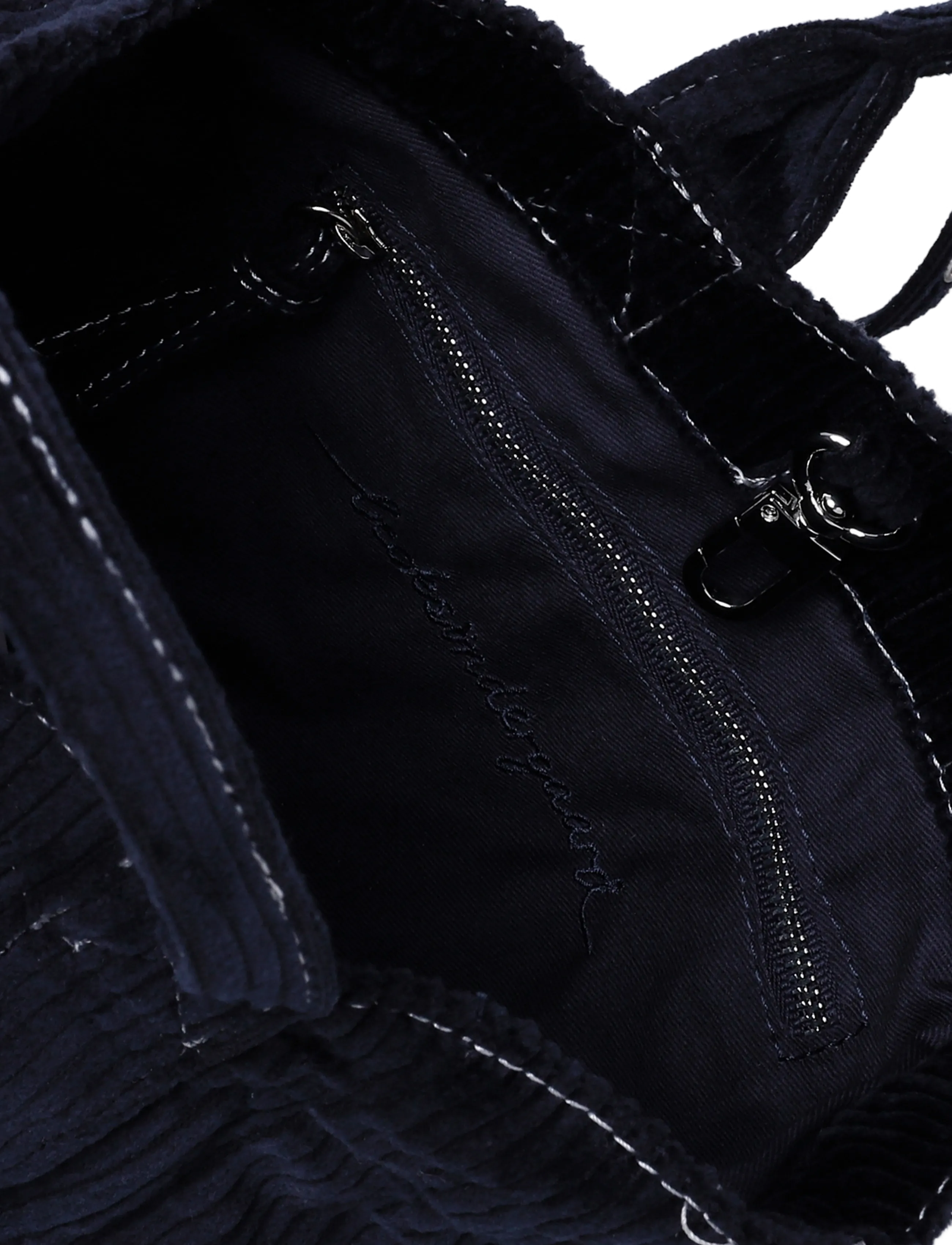 Becksöndergaard - Corduroy Gene Bag - accessoarer - navy blue - 3