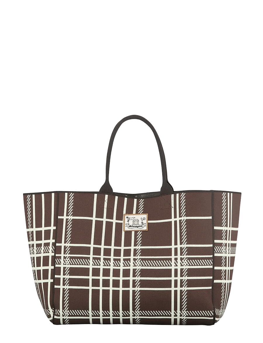Becksöndergaard - Grid Josie Bag - shopper - hot fudge brown - 1