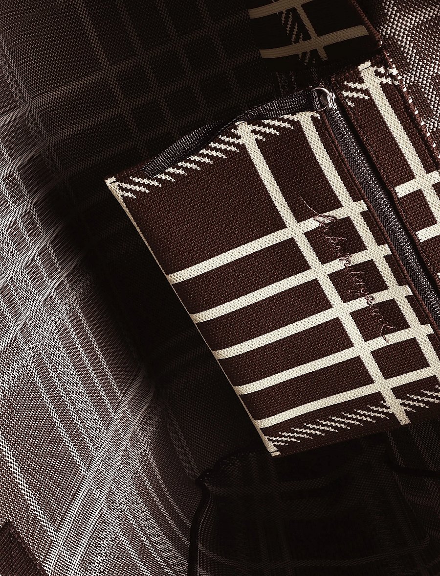 Becksöndergaard - Grid Josie Bag - shoppers - hot fudge brown - 4