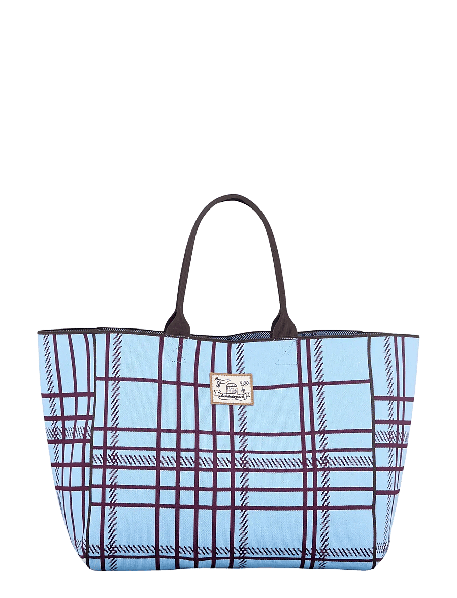 Becksöndergaard - Grid Josie Bag - shoppere - skyway blue - 0