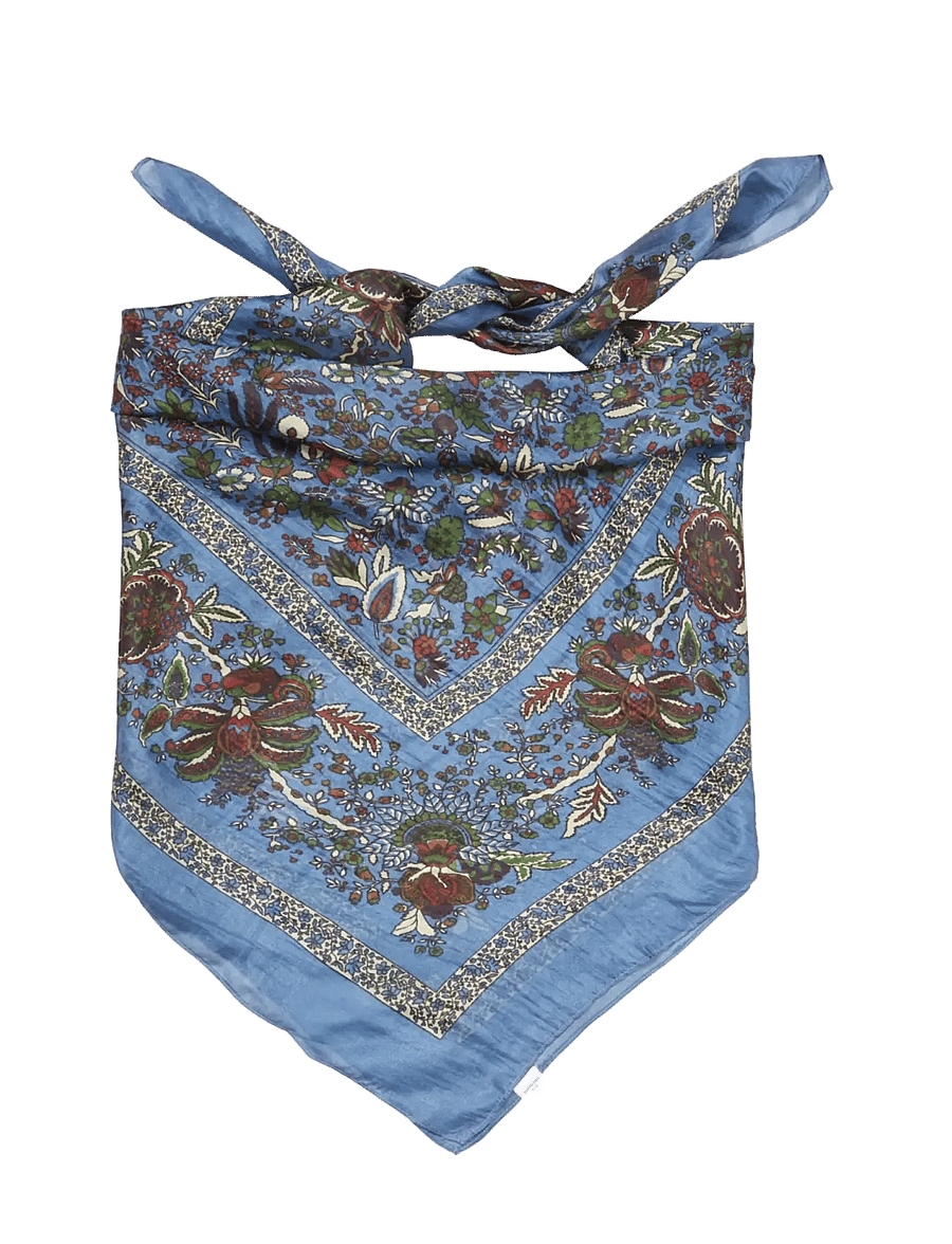 Becksöndergaard - Tapisflora Taby Sia scarf - windward blue - 1