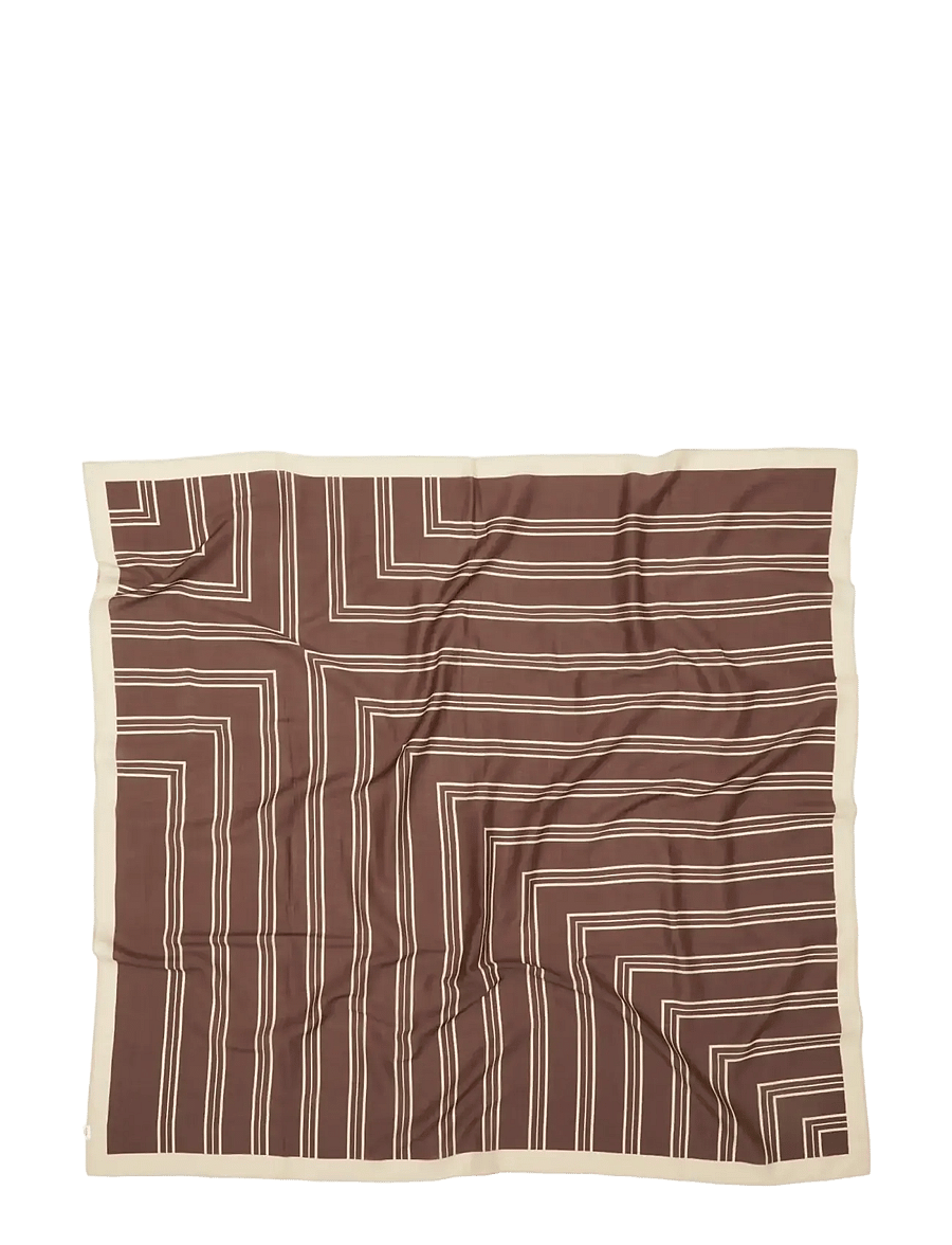 Becksöndergaard - Stri‚ Sico Scarf - modetrends - hot fudge brown - 0