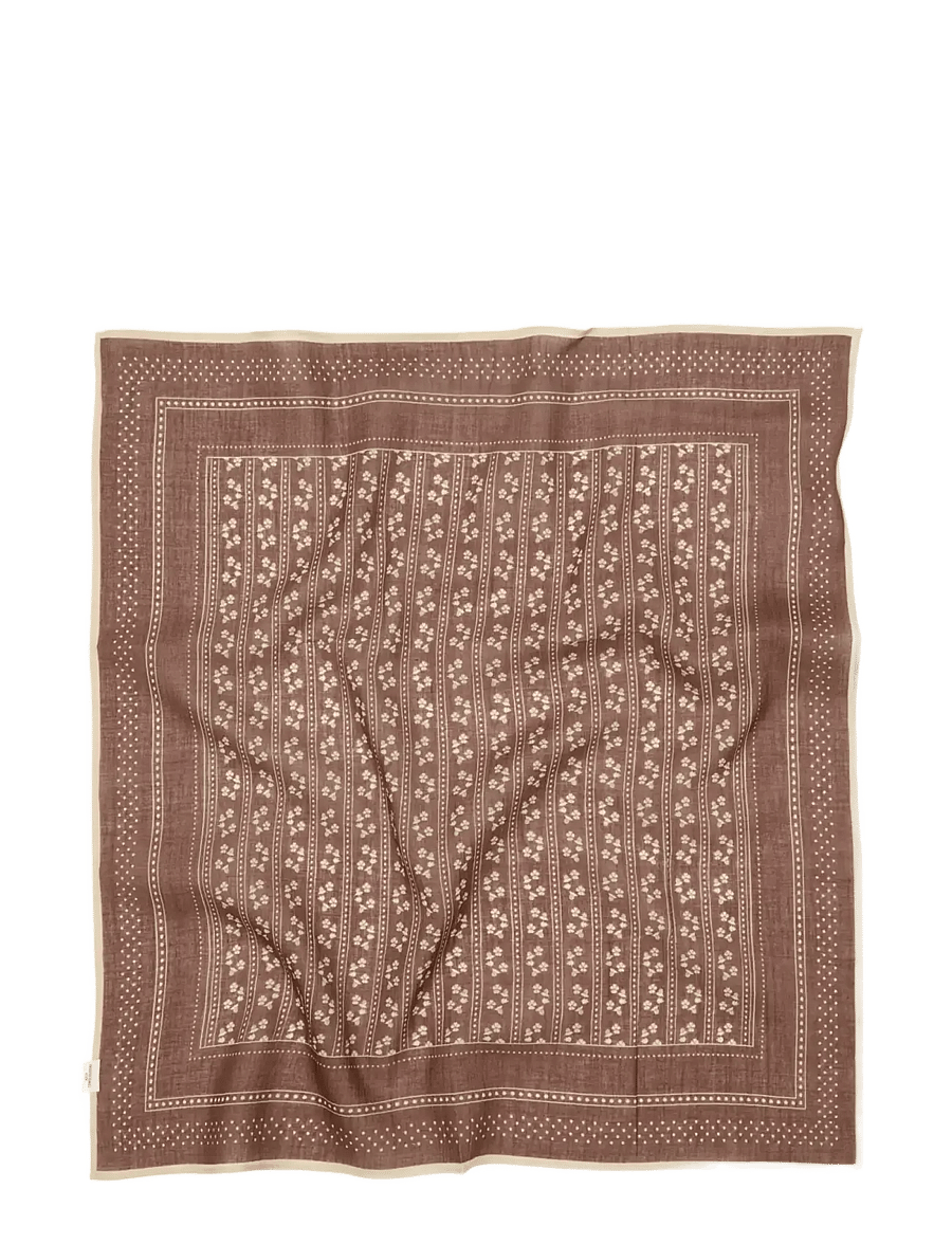Becksöndergaard - Talianna Cotta Scarf - lightweight scarves - chocolate brown - 0