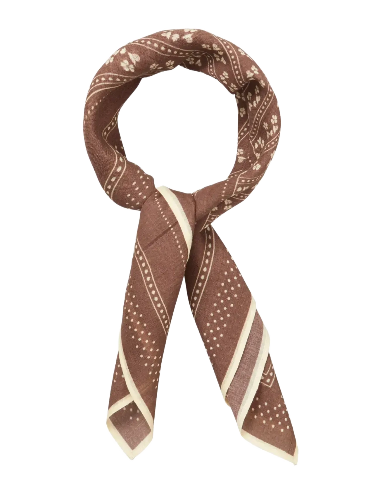 Becksöndergaard - Talianna Cotta Scarf - lightweight scarves - chocolate brown - 1