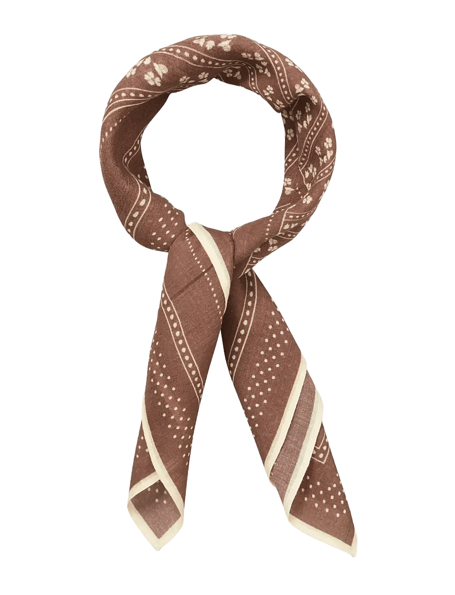 Becksöndergaard - Talianna Cotta Scarf - lightweight scarves - chocolate brown - 1
