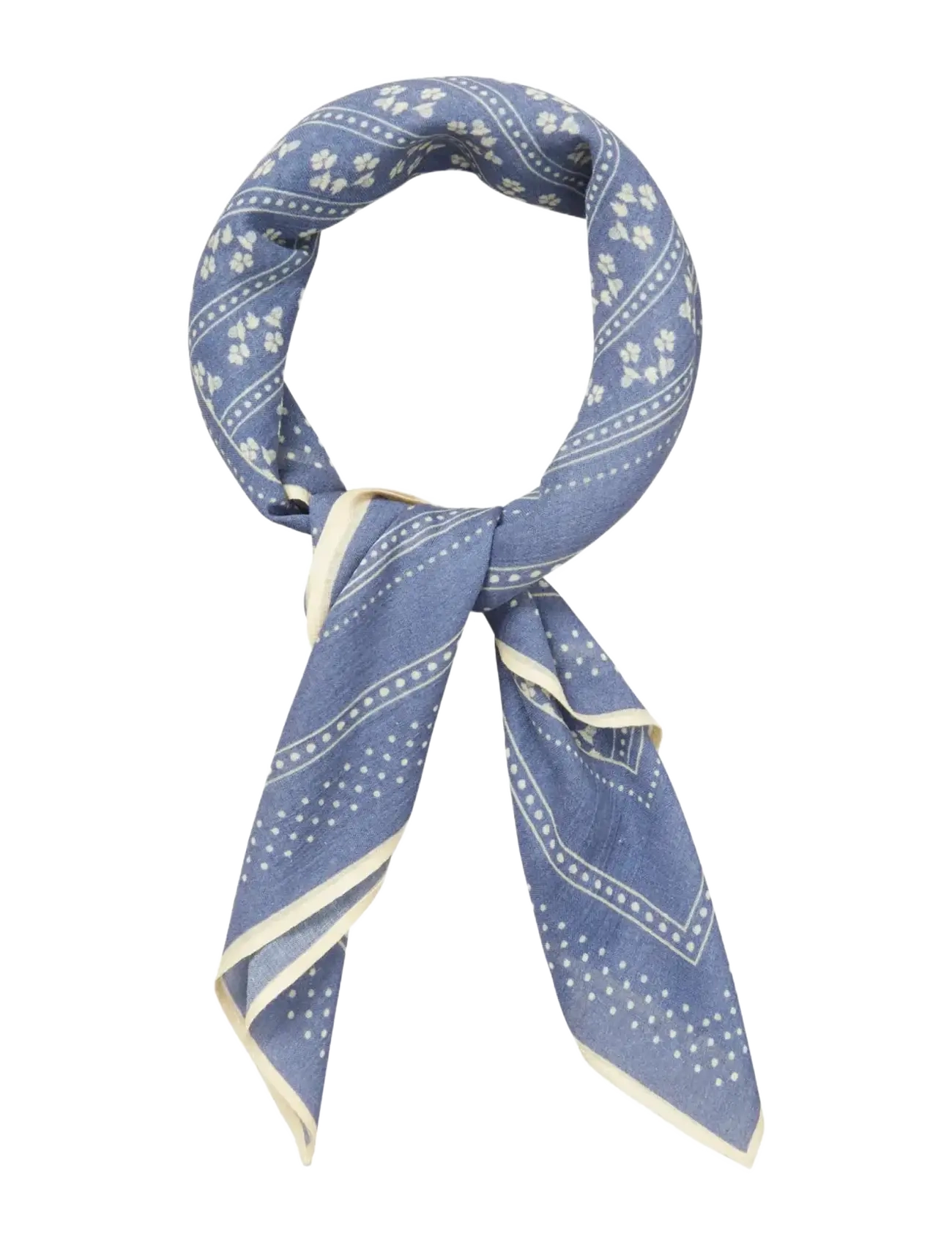 Becksöndergaard - Talianna Cotta Scarf - sjalar - vintage indigo blue - 1