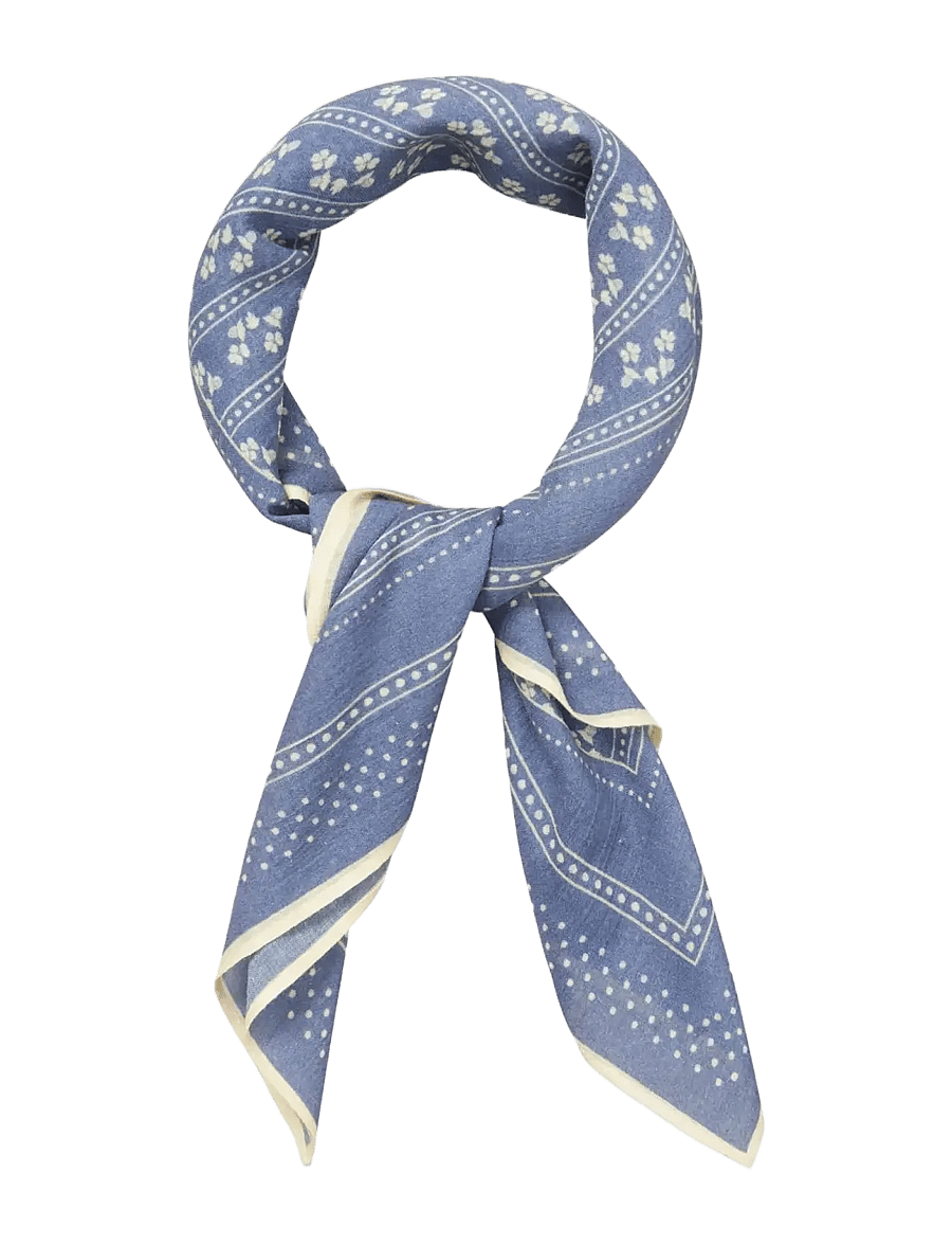 Becksöndergaard - Talianna Cotta Scarf - sjalar - vintage indigo blue - 1