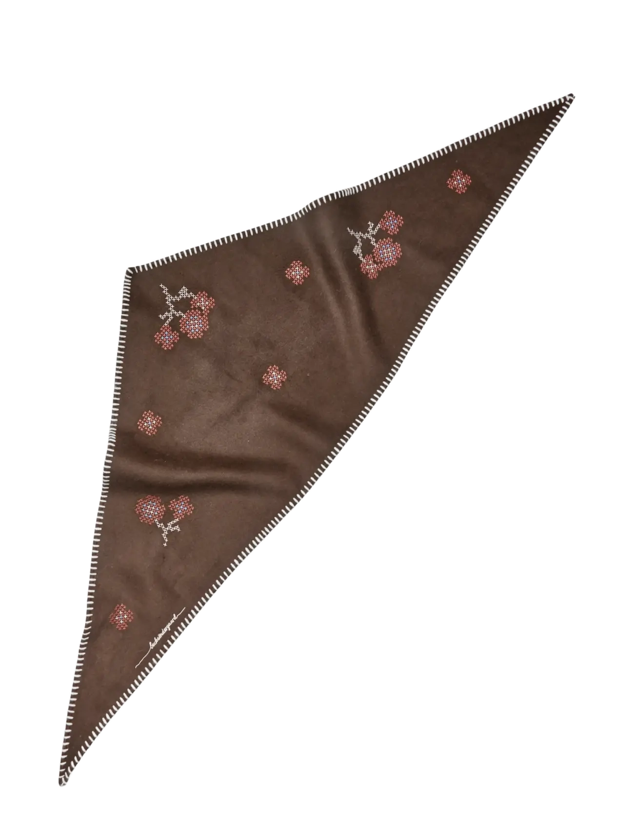 Becksöndergaard Flotile Triangle Scarf - Accessories - HOT FUDGE BROWN / brown
