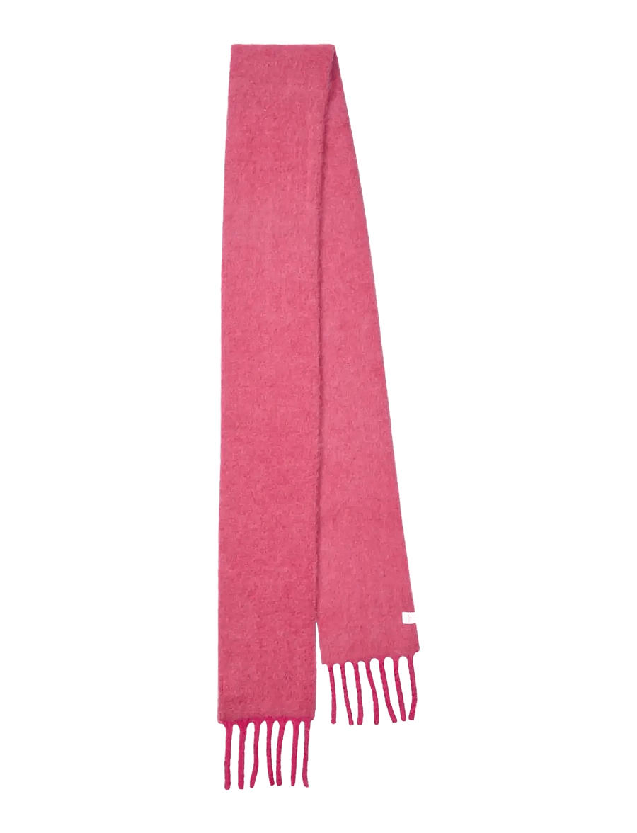 Becksöndergaard - Bruce Thin Scarf - halsdukar - carmine pink - 1