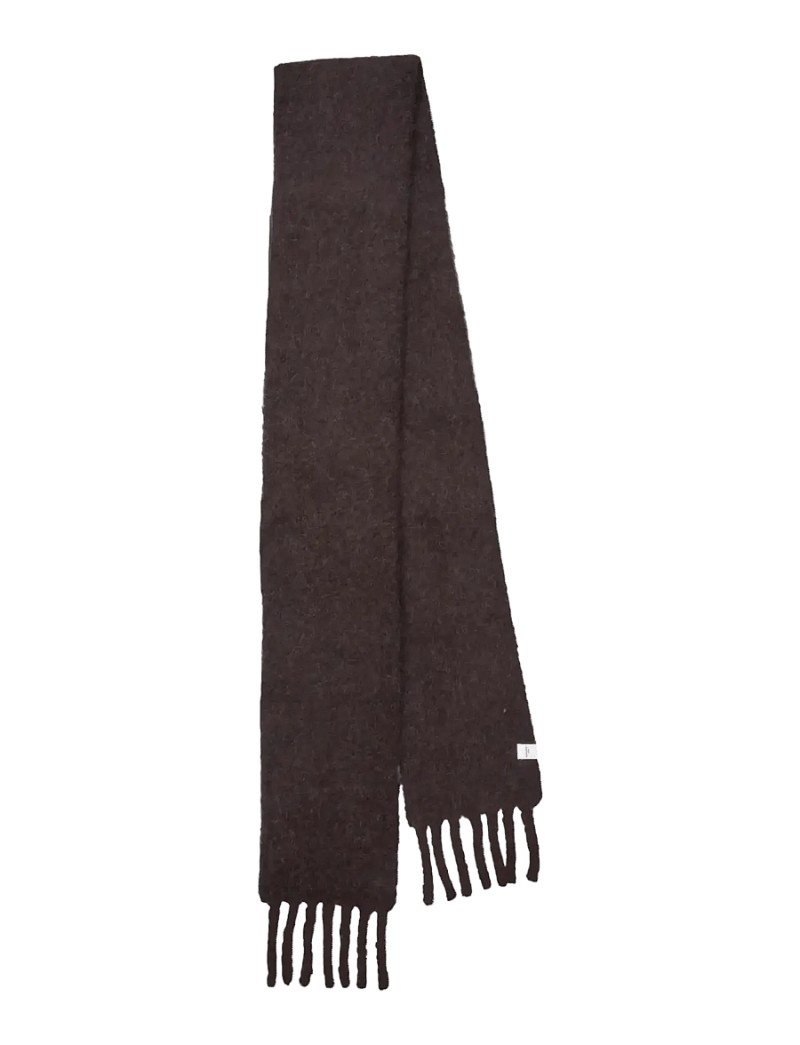 Becksöndergaard - Bruce Thin Scarf - mode trends - chocolate torte - 0