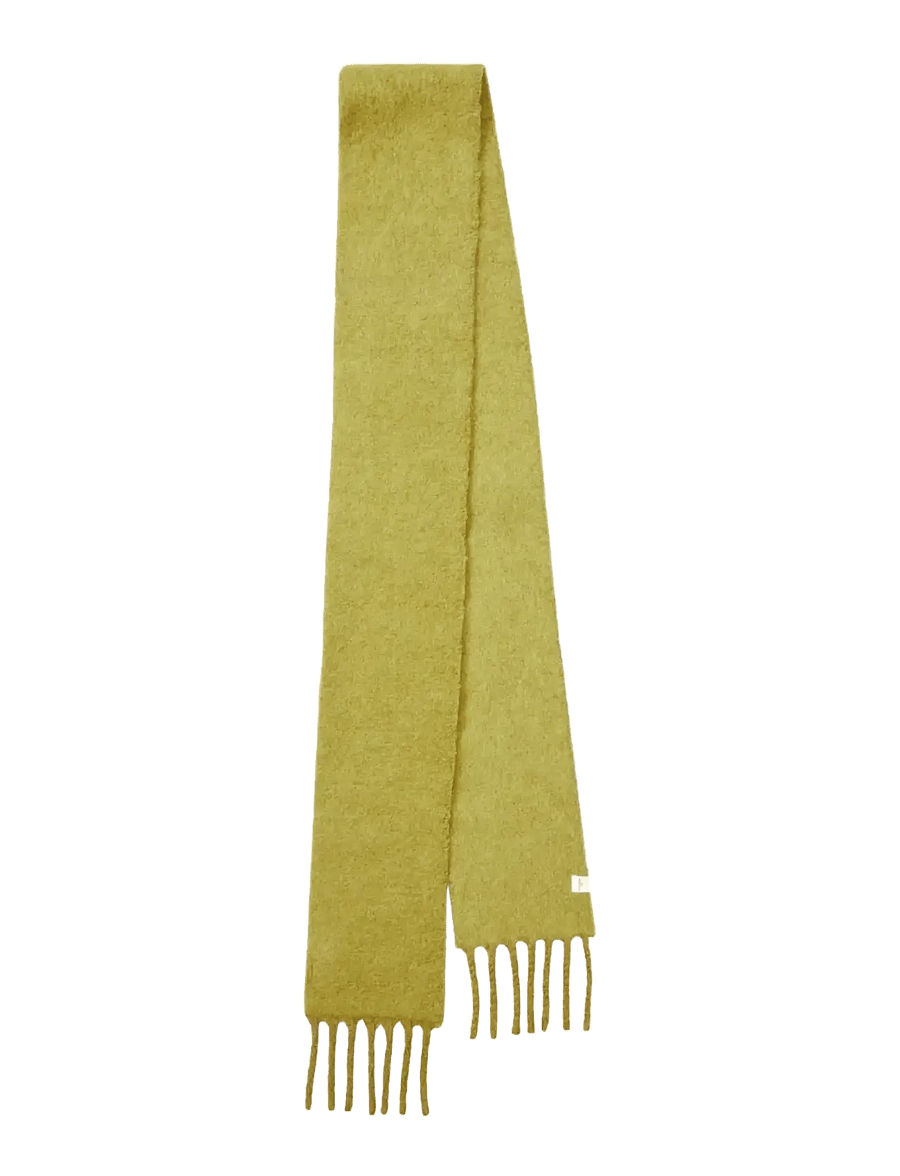 Becksöndergaard - Bruce Thin Scarf - halsdukar - golden cypress green - 0