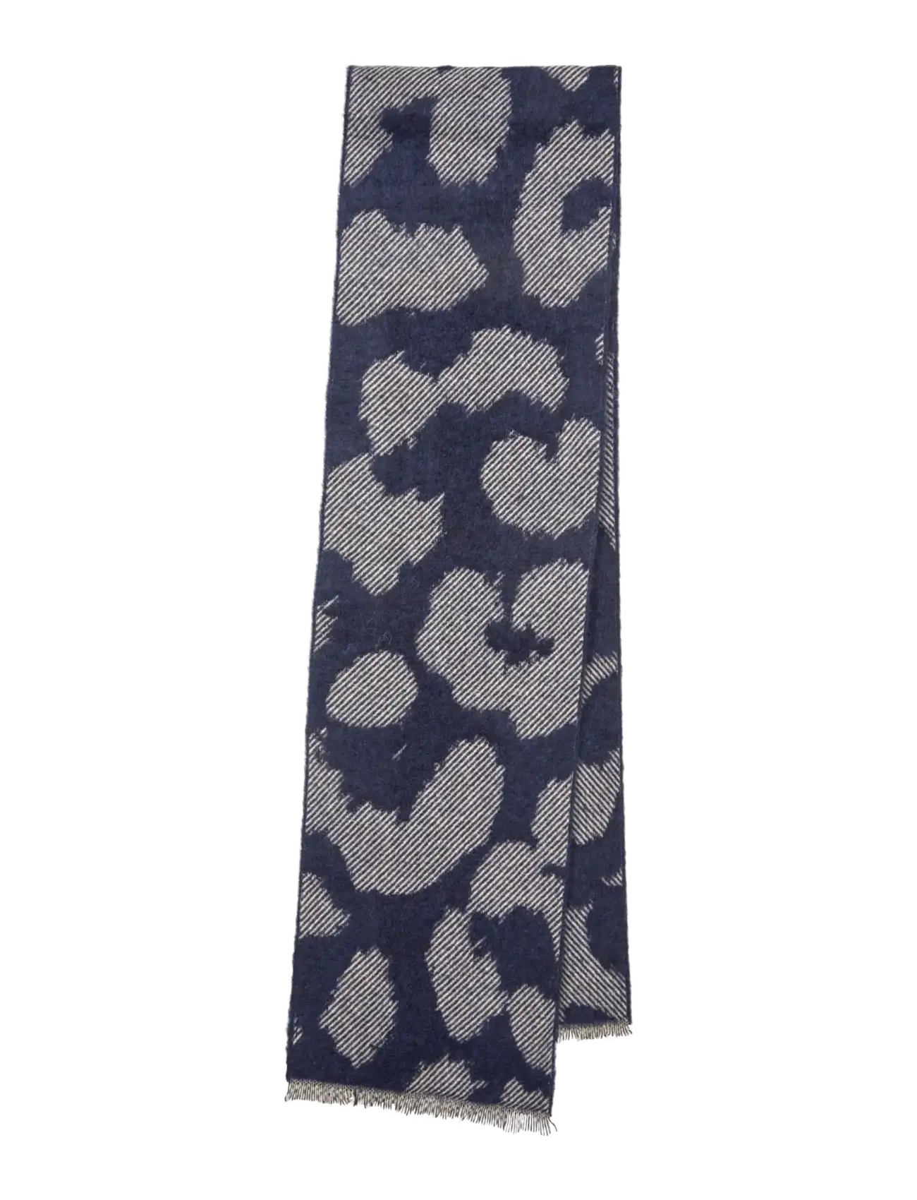 Becksöndergaard Graphileola Wool Scarf - Danska märken - NAVAL ACADEMY BLUE / navy