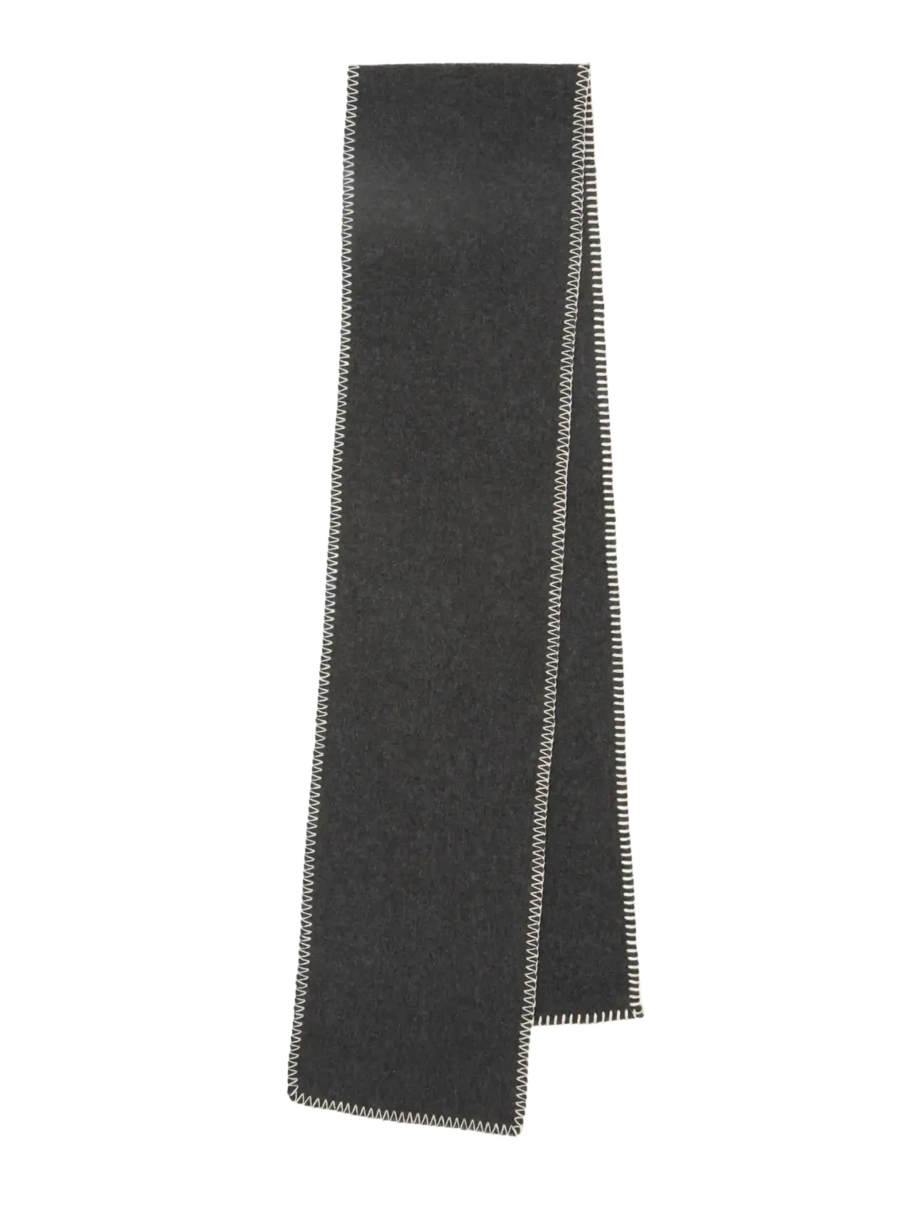 Becksöndergaard Stitch Wool Scarf - Danska märken - DARK GREY MELANGE / grey