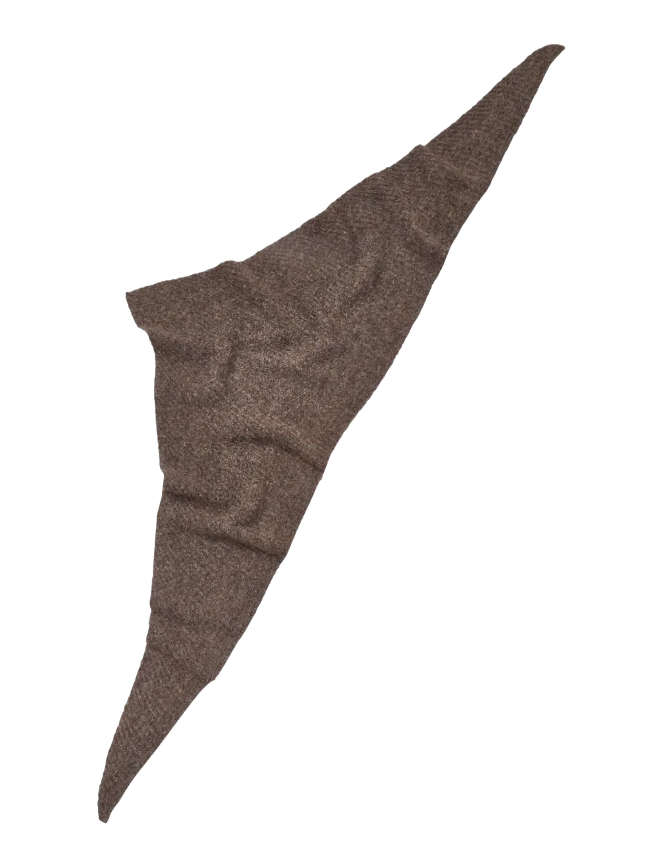 Becksöndergaard Alpaca-Wool Triangle Scarf - Fashion Trends - HOT FUDGE BROWN / brown