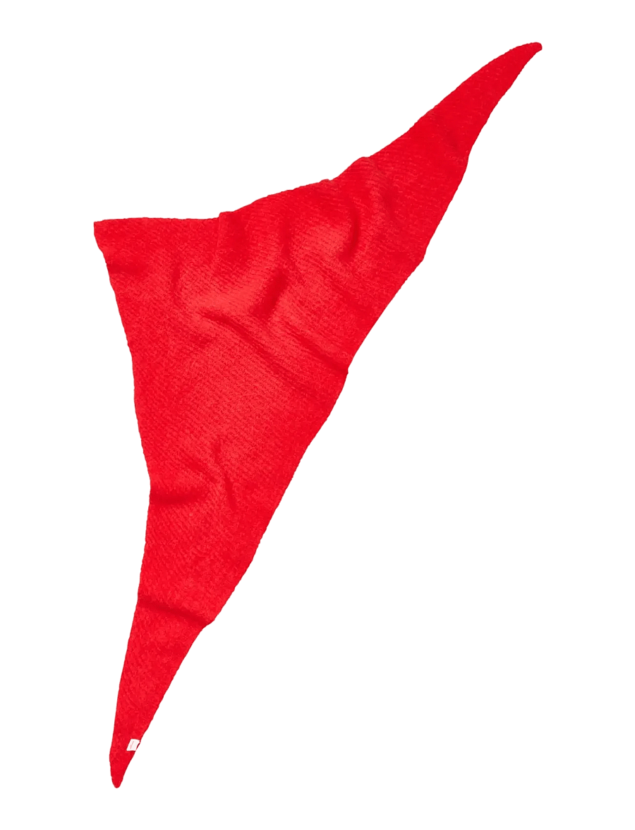 Becksöndergaard - Alpaca-Wool Triangle Scarf - winter scarves - salsa red - 1