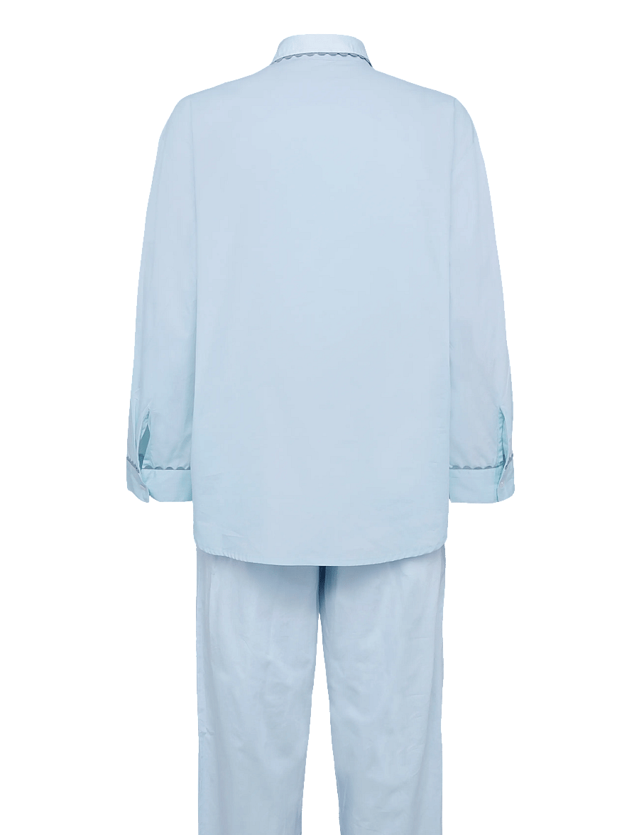 Becksöndergaard - Scallop Flotile Pyjamas Set - pyjamas - skyway blue - 1