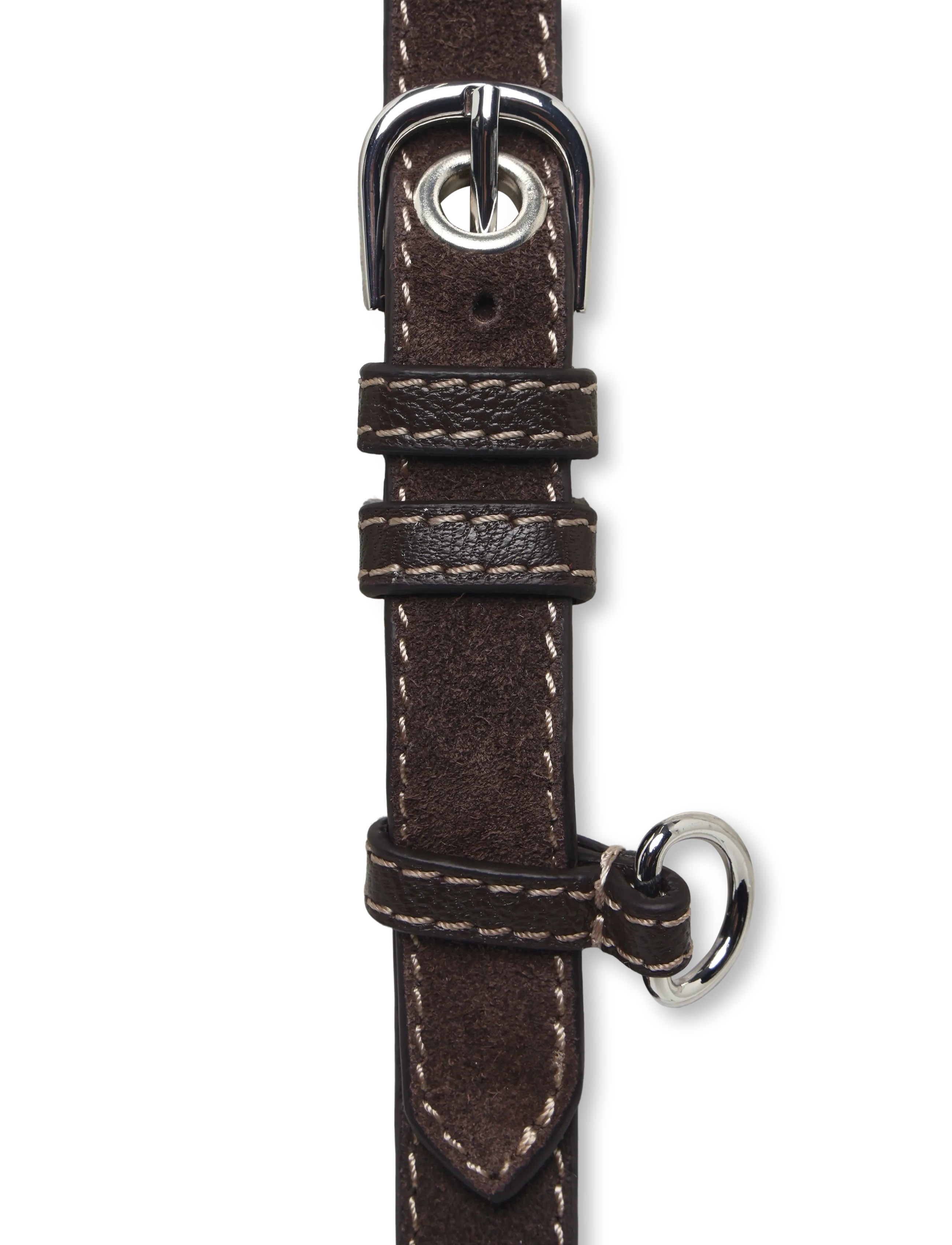 Becksöndergaard - Ellura Zoe Belt - Ādas jostas - chocolate torte - 2