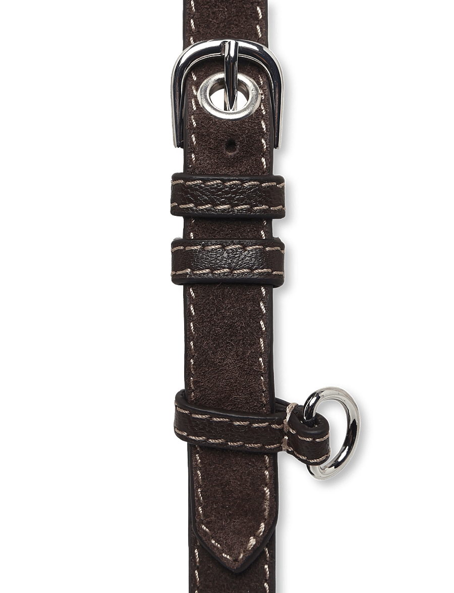 Becksöndergaard - Ellura Zoe Belt - Ādas jostas - chocolate torte - 2