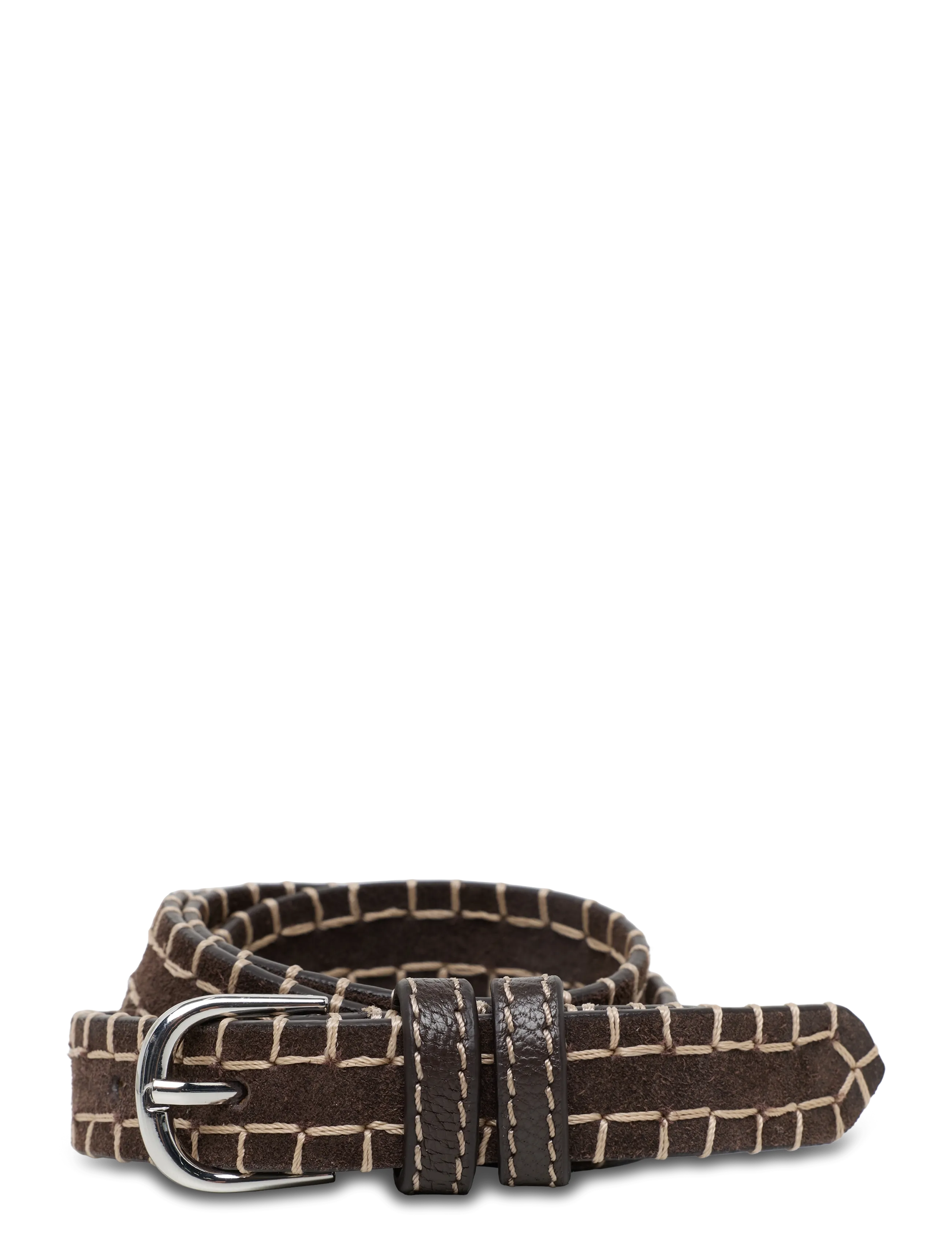 Becksöndergaard Stitch Zoe Belt - BECKSÖNDERGAARD - CHOCOLATE TORTE / brown