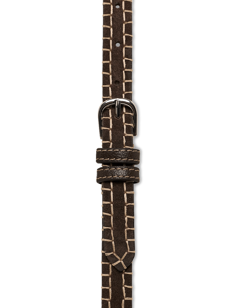 Becksöndergaard - Stitch Zoe Belt - läderskärp - chocolate torte - 3