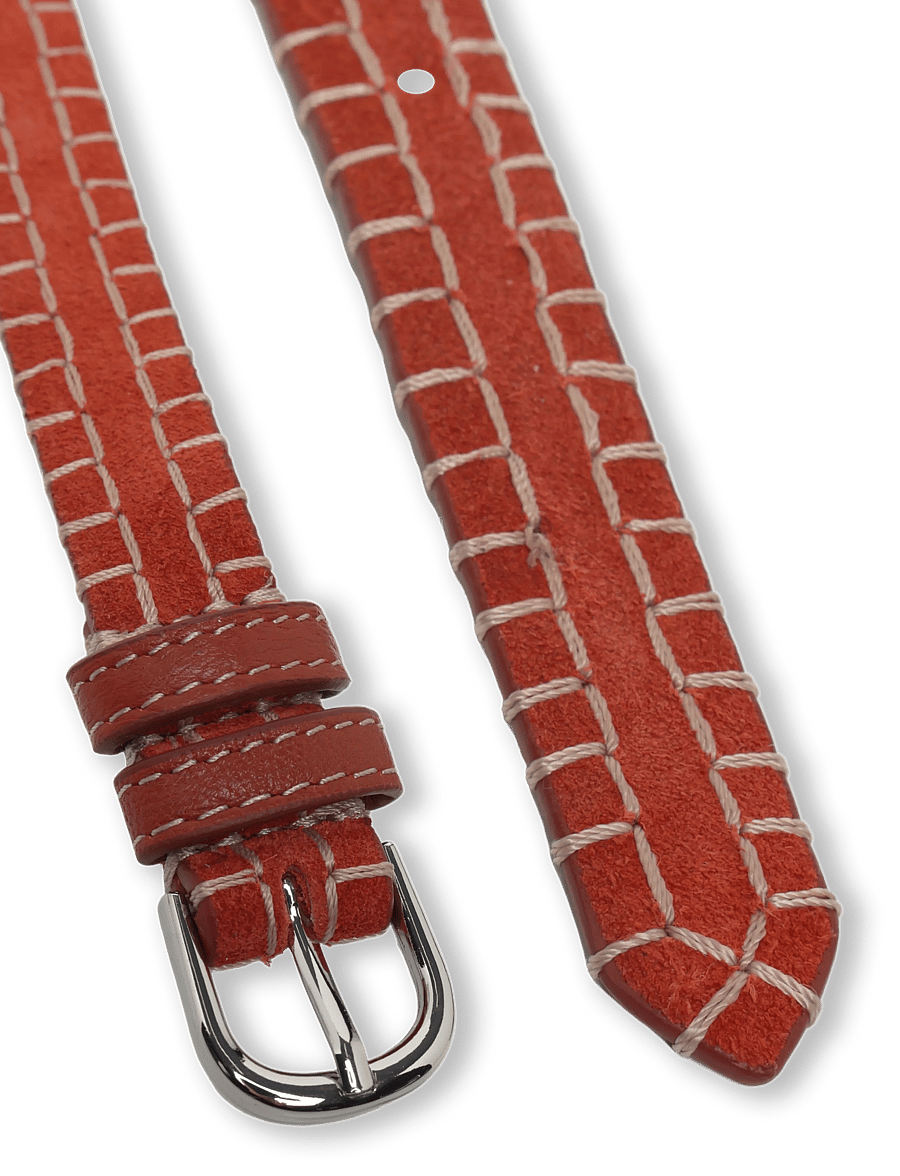 Becksöndergaard - Stitch Zoe Belt - läderskärp - picante red - 2