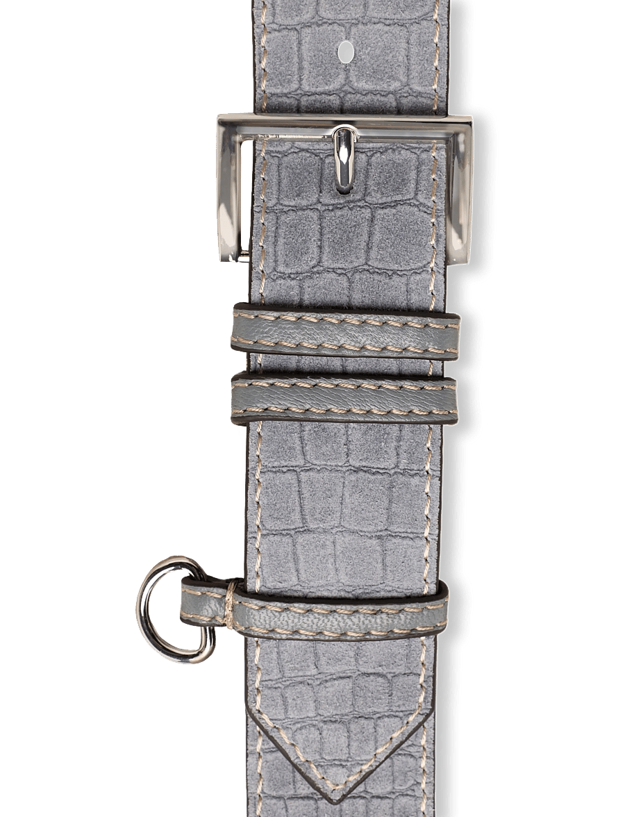 Becksöndergaard - Crosu Willia Belt - leather belts - dark gull gray - 2