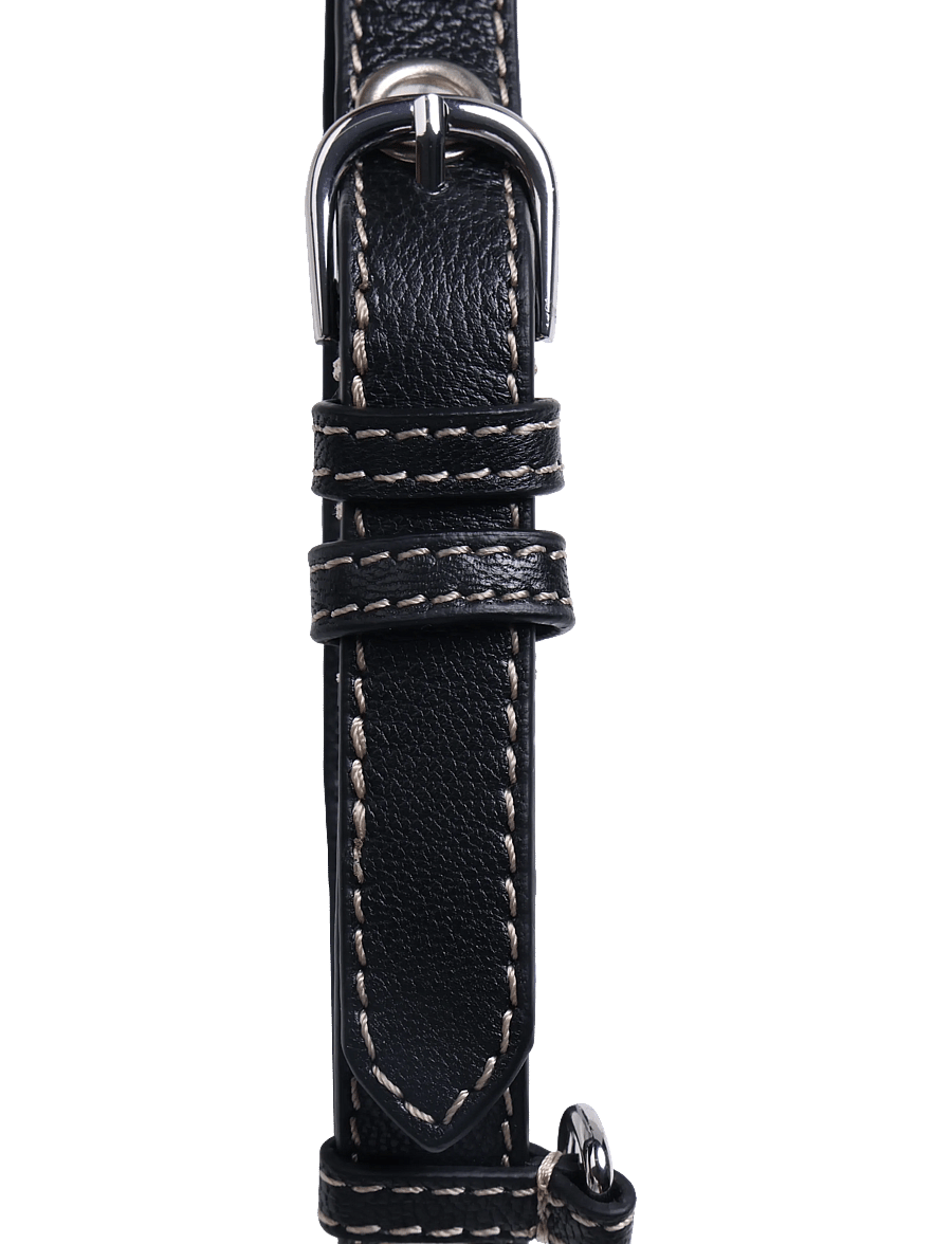 Becksöndergaard - Ellura Leather Zoe Belt - leather belts - black - 2