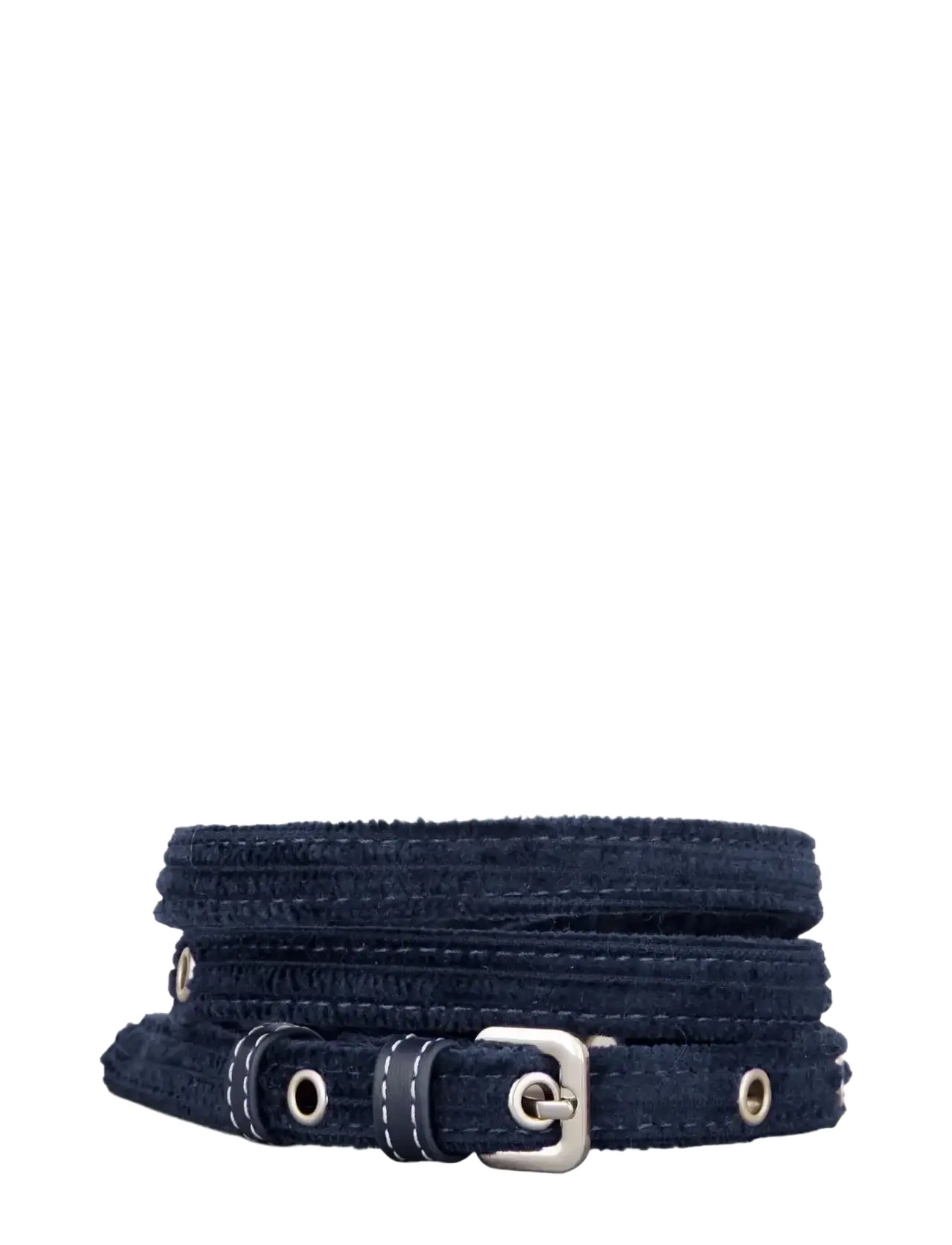 Becksöndergaard Corduroy Aria Belt, Damen, Cord Wickel Gürtel, Marineblau, Gr.XS/S