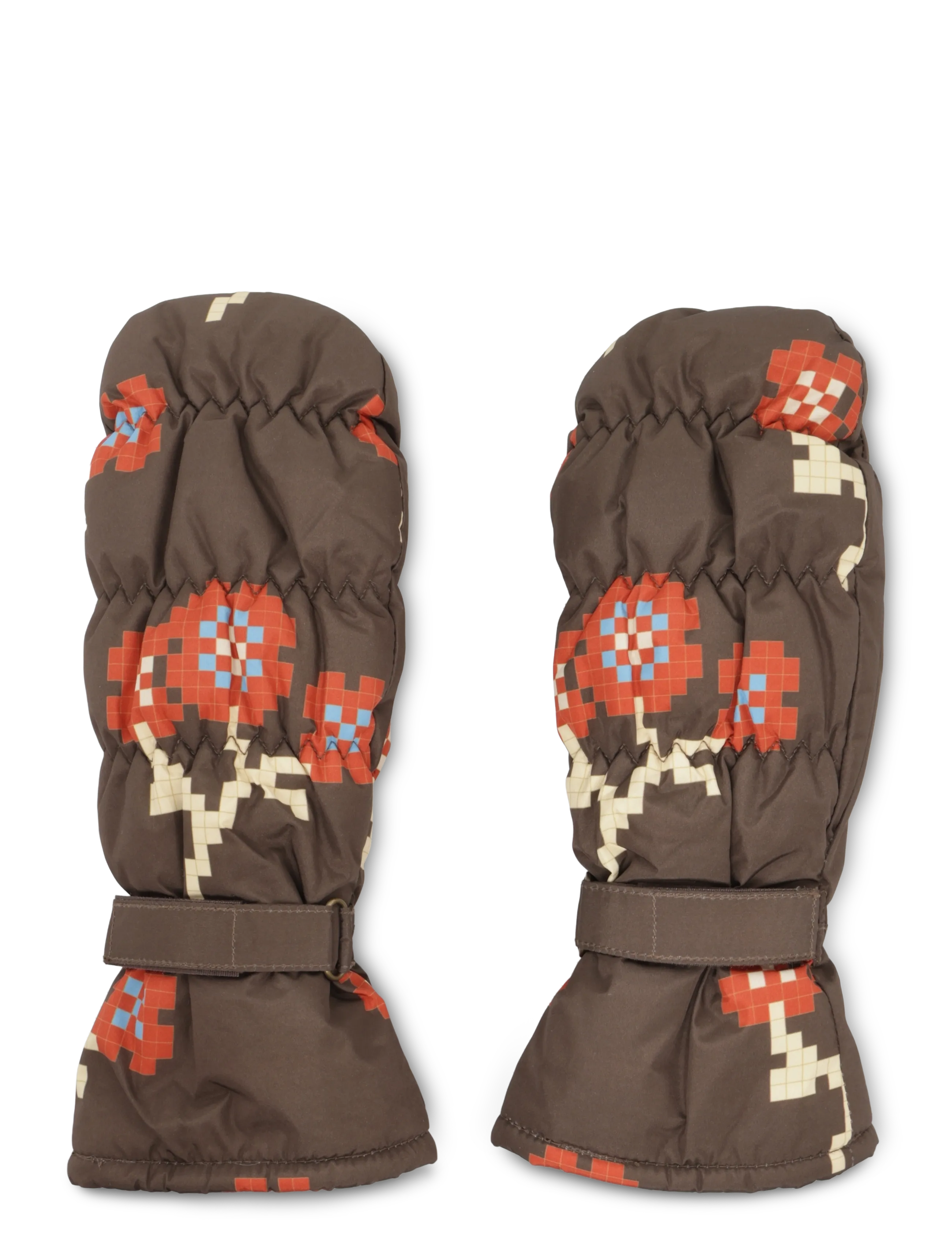 Becksöndergaard Flotile Padded Nylona Mitten - Accessoires - HOT FUDGE BROWN / brown