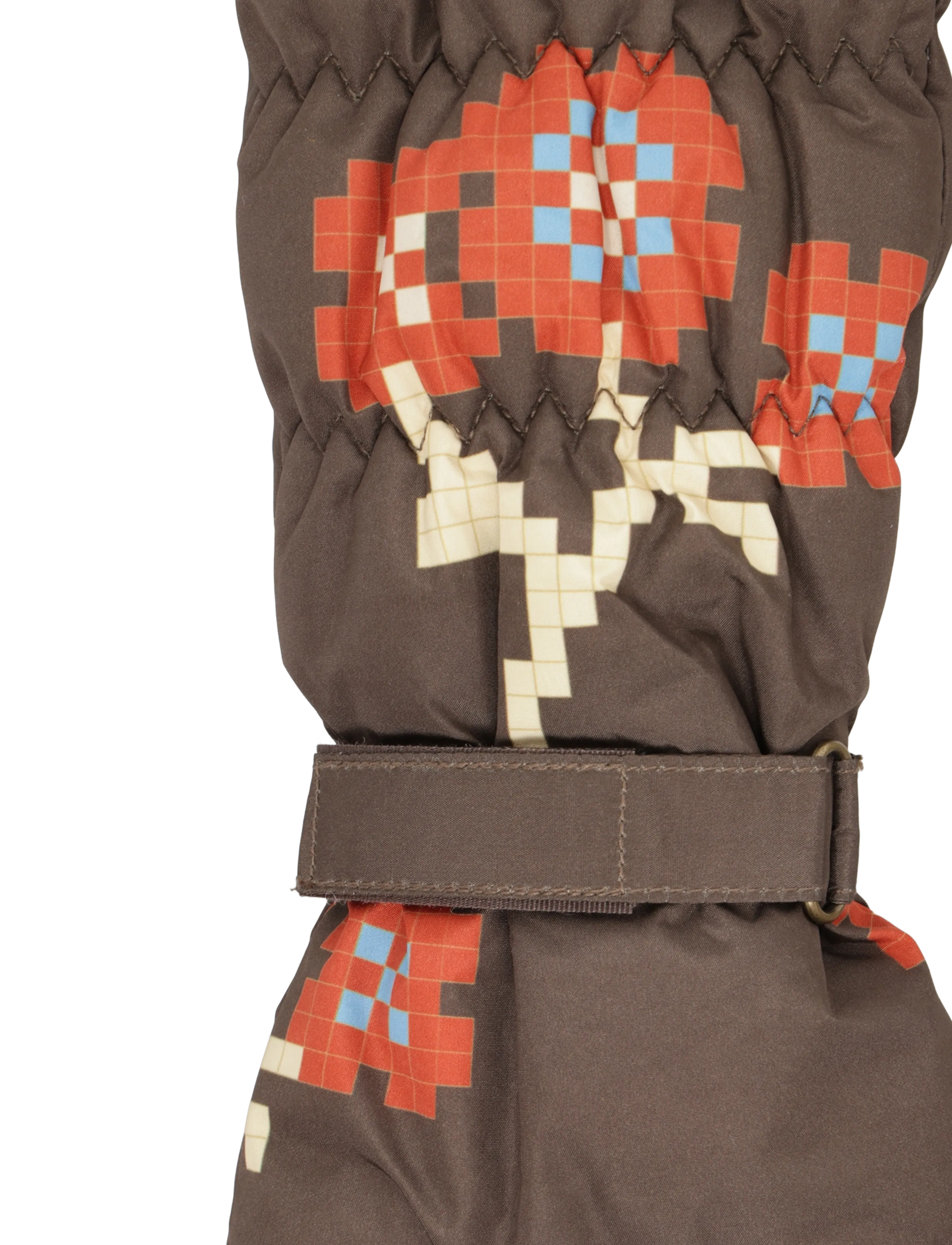 Becksöndergaard - Flotile Padded Nylona Mitten - mittens - hot fudge brown - 2