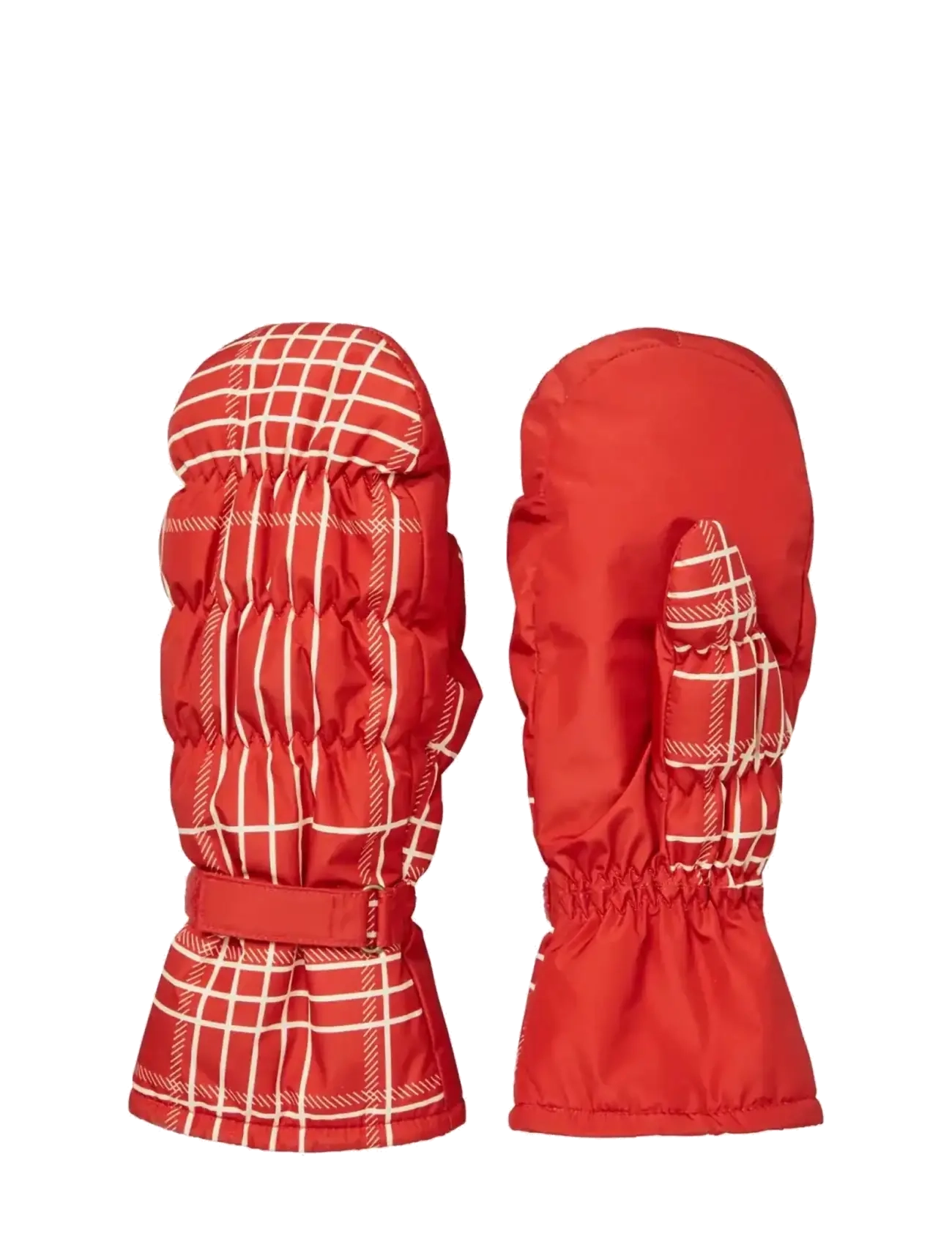 Becksöndergaard Grid Padded Nylona Mitten - Fäustlinge - SALSA RED / red