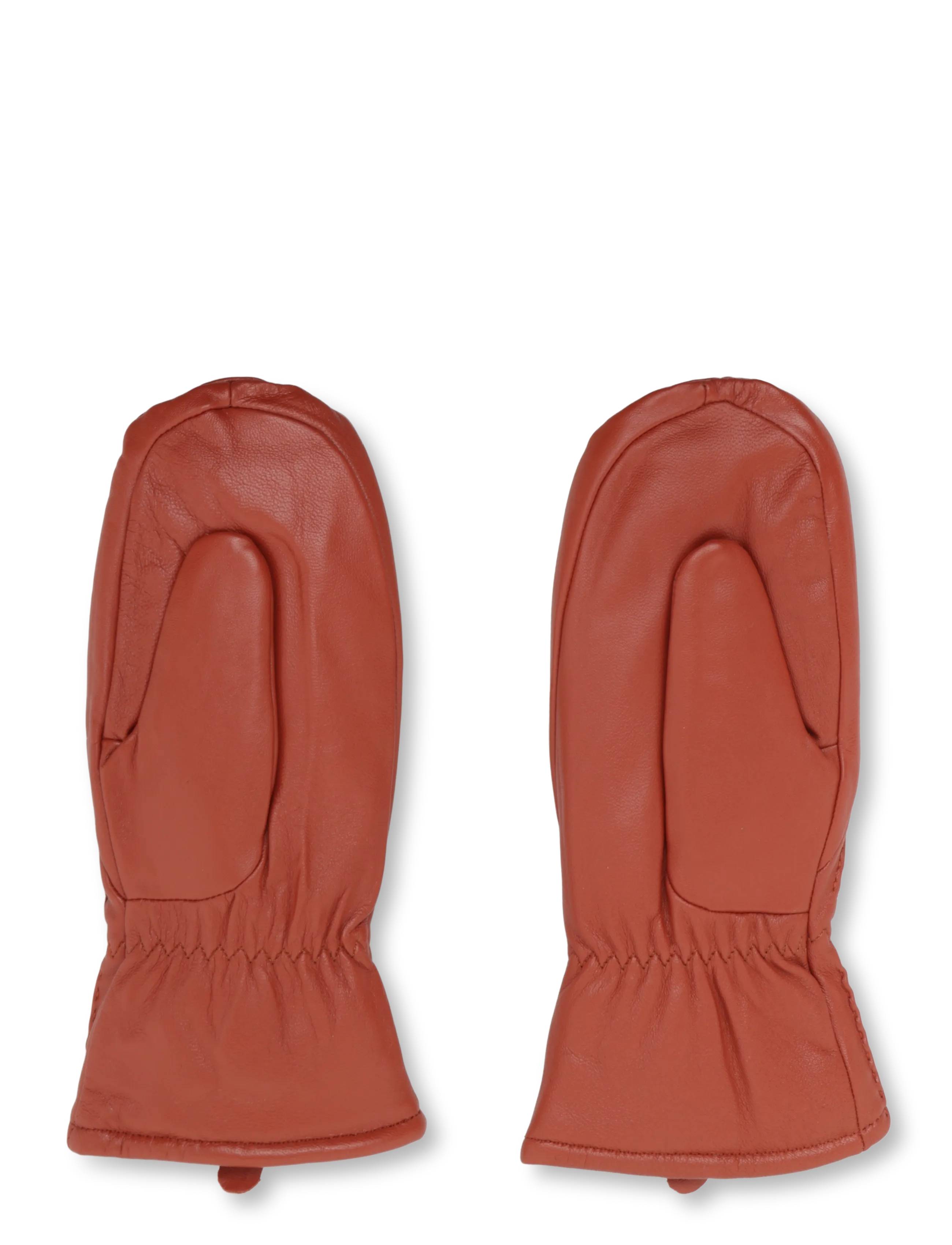 Becksöndergaard Tack Leather Mitten - Handschuhe - ROOIBOS ORANGE / orange
