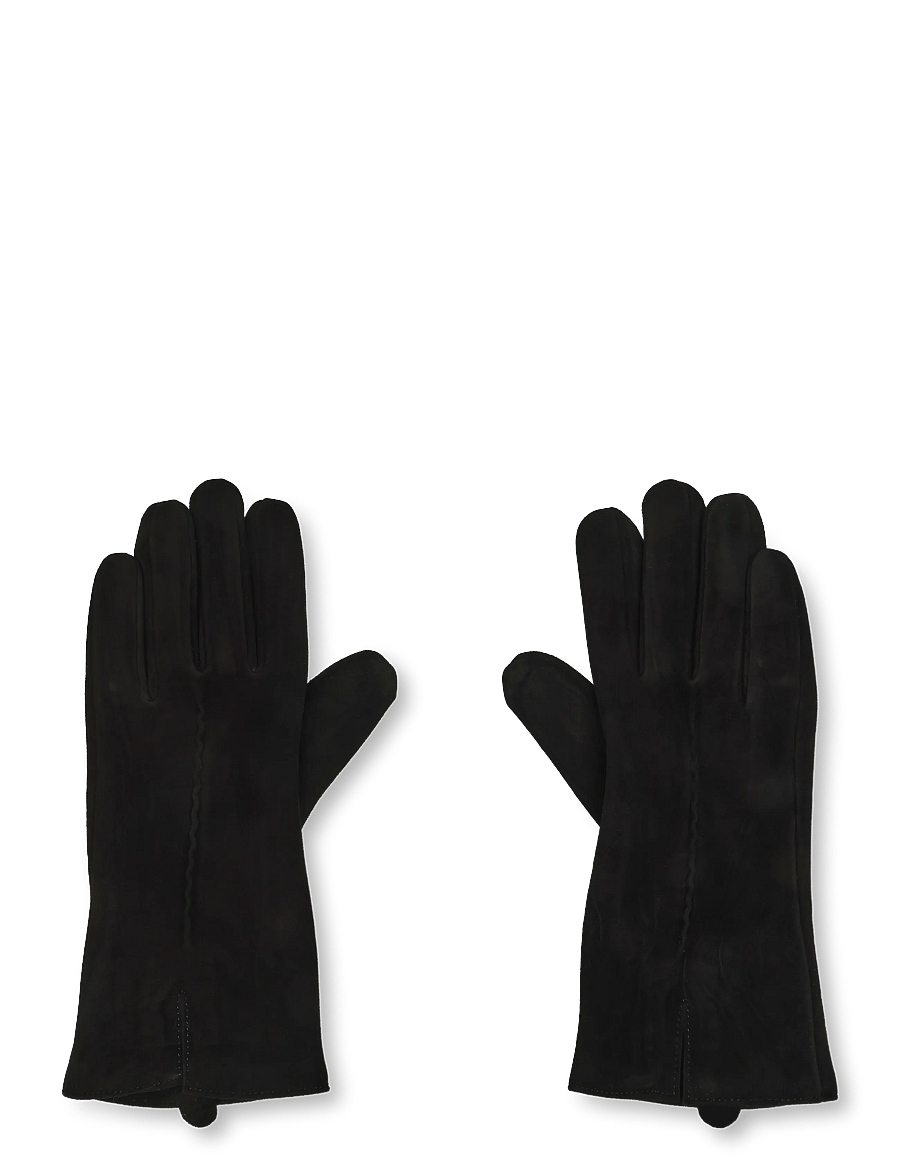 Becksöndergaard - Suede Leather Glove - lederhandschuhe - black - 0