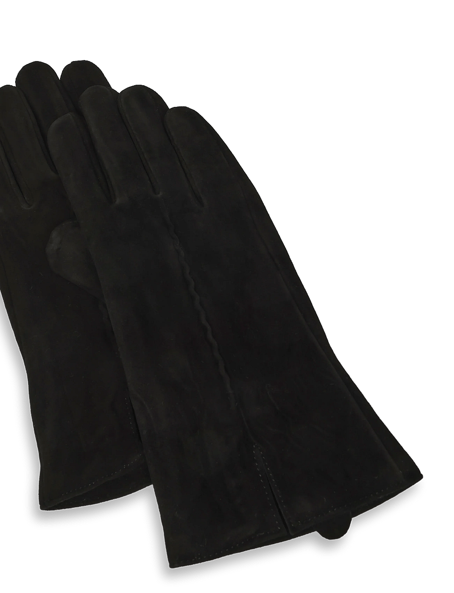 Becksöndergaard - Suede Leather Glove - lederhandschuhe - black - 2