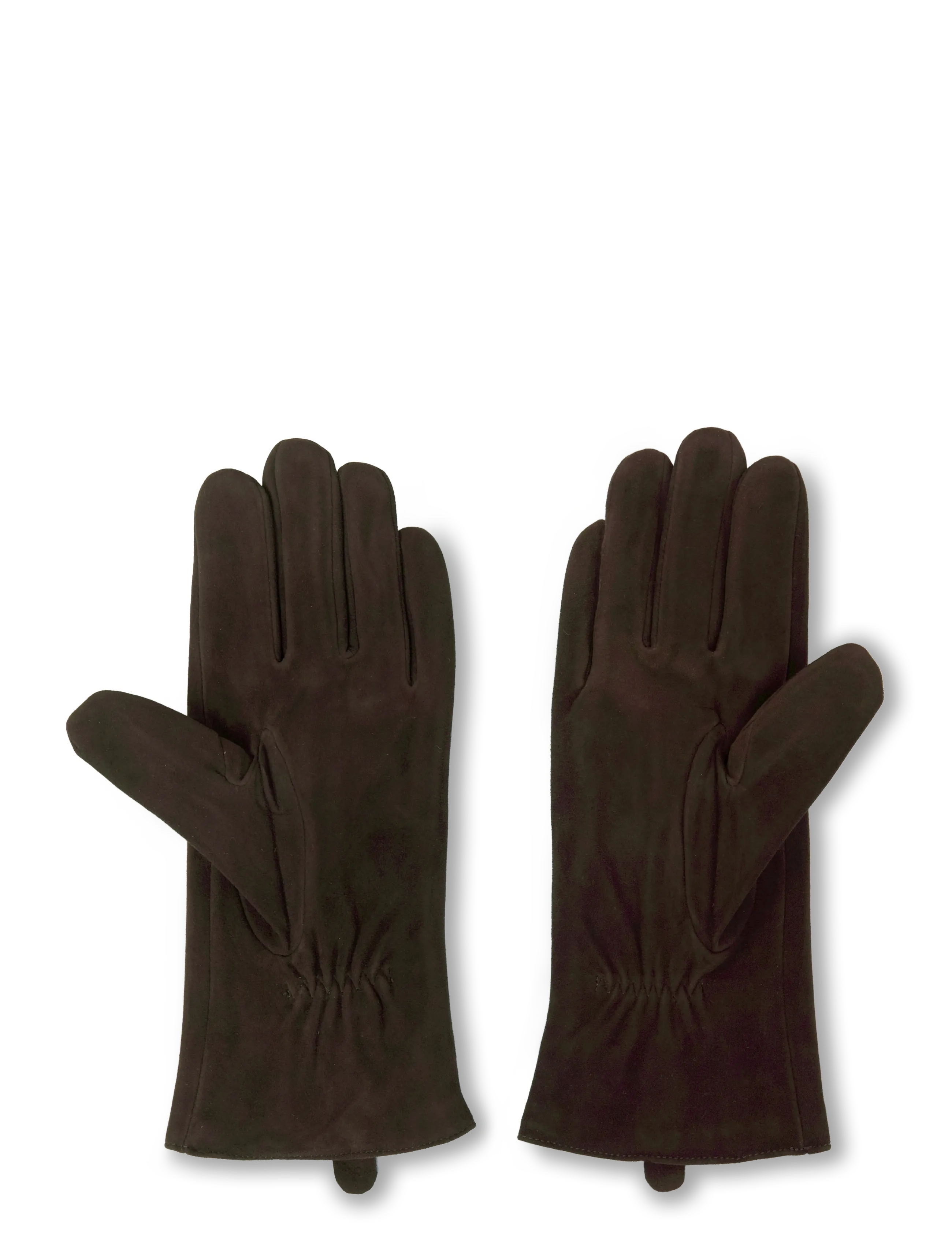 Becksöndergaard - Suede Leather Glove - leðurhanskar - hot fudge brown - 1